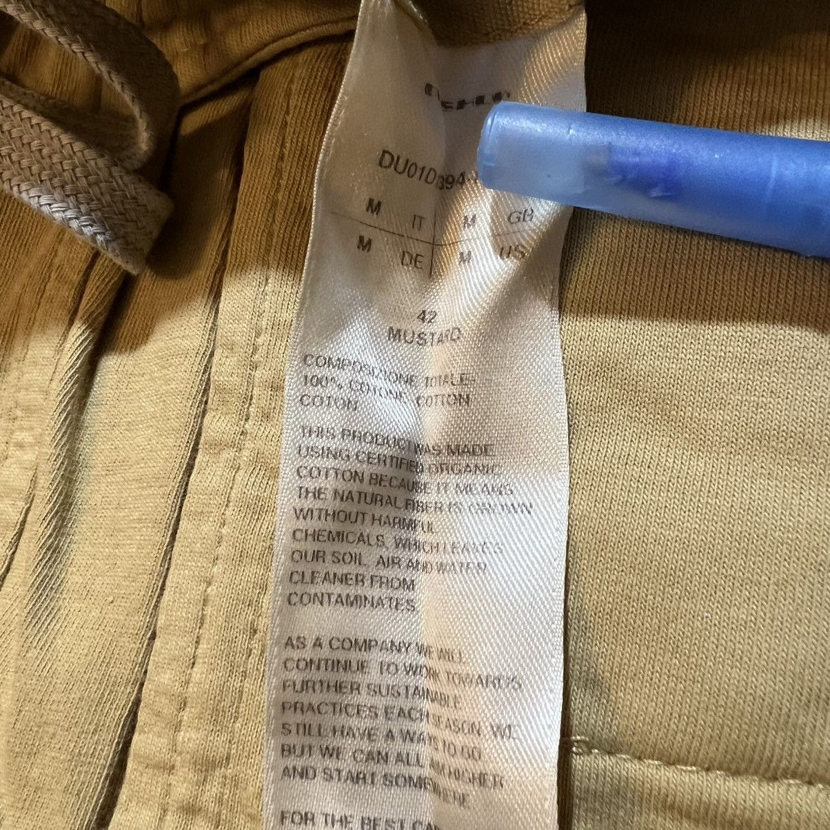 Rick Owens Rick Owens DRKSHDW Wide Creatch Cargo Sweatpants Mustard Size US 32 / EU 48 - 5 Thumbnail
