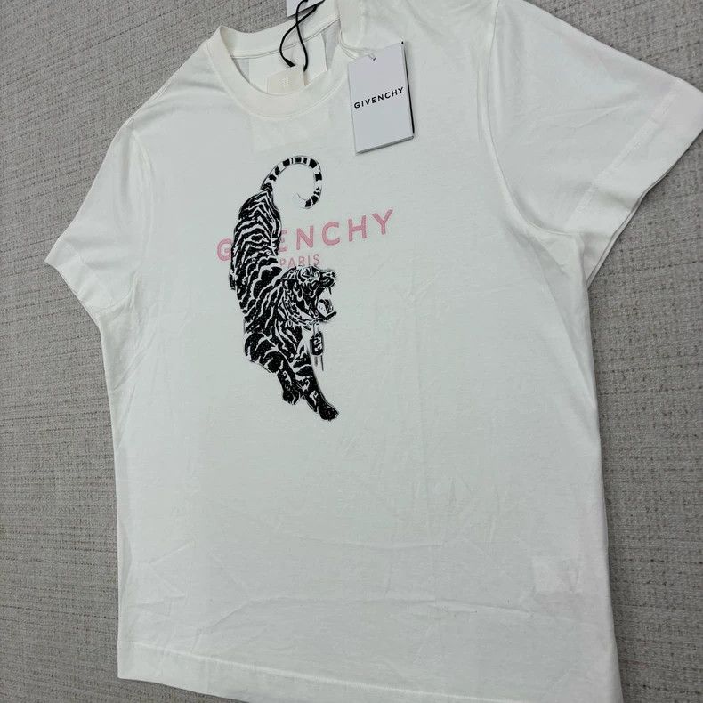 Givenchy Givenchy Tiger head embroidery logo round neck short-sleeve Size US M / EU 48-50 / 2 - 4 Thumbnail