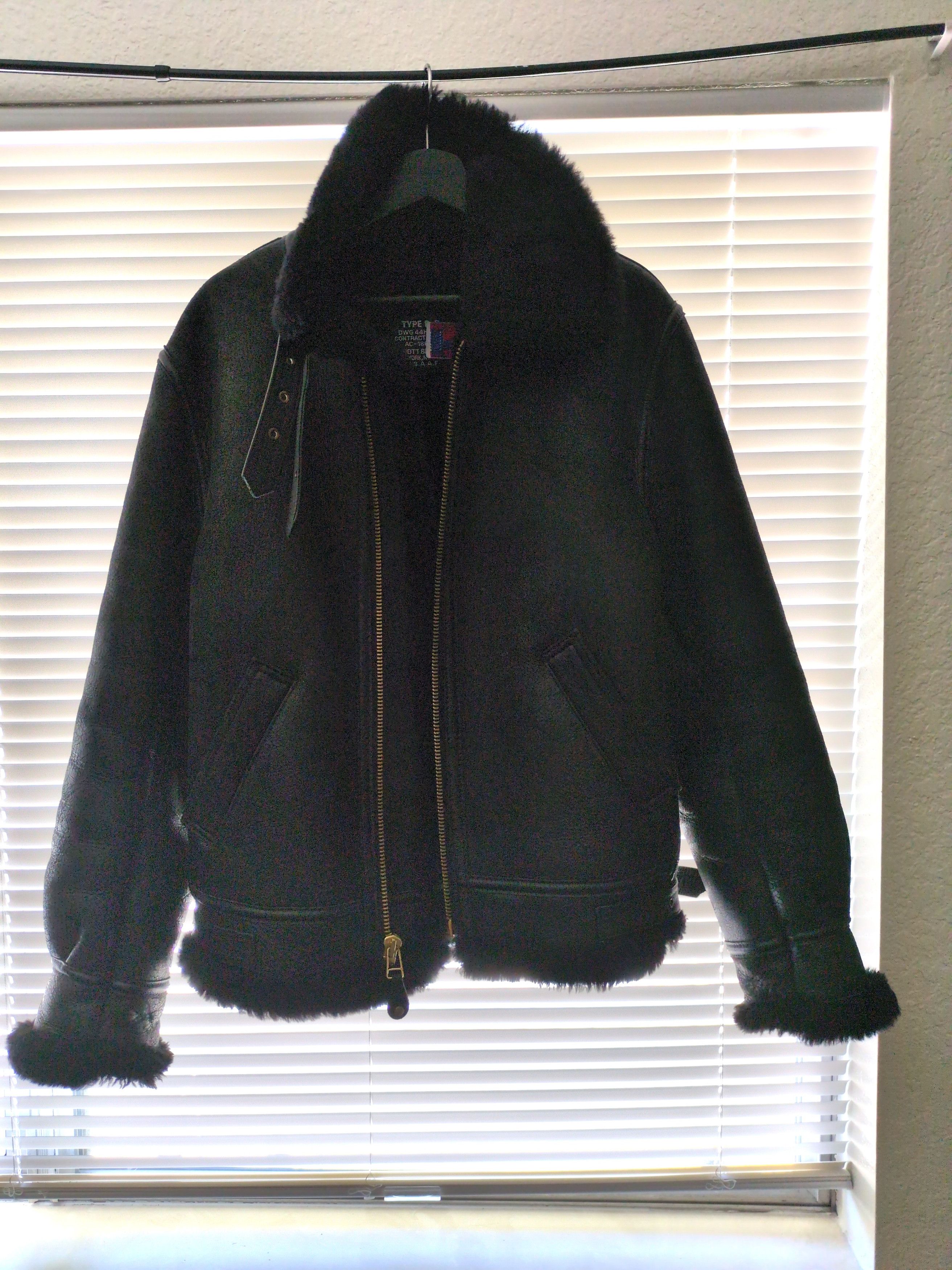 Schott Schott NYC Classic B-3 Sheepskin Bomber Jacket Size US M / EU 48-50 / 2 - 1 Thumbnail