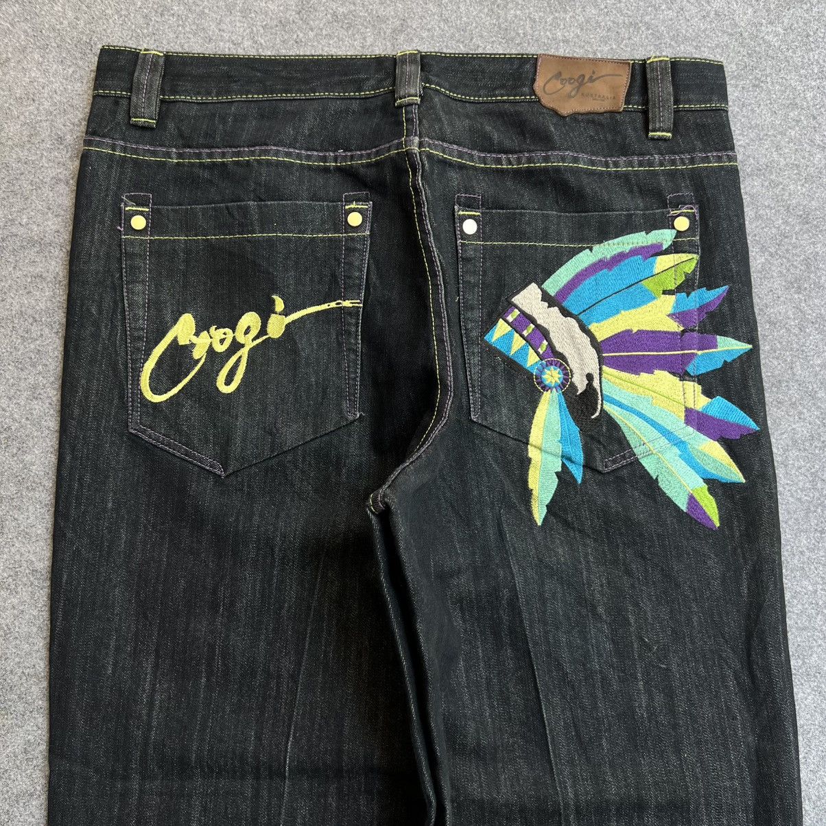 Coogi × Vintage Crazy Vintage Coogi Baggy Hiphop Jeans Size US 38 / EU 54 - 2 Thumbnail