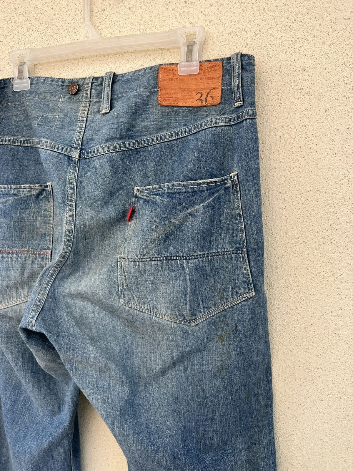 ANACHRONORM Anachronorm Japan Dirty Muddy Denim Distress Mine Jeans Size US 36 / EU 52 - 18 Thumbnail