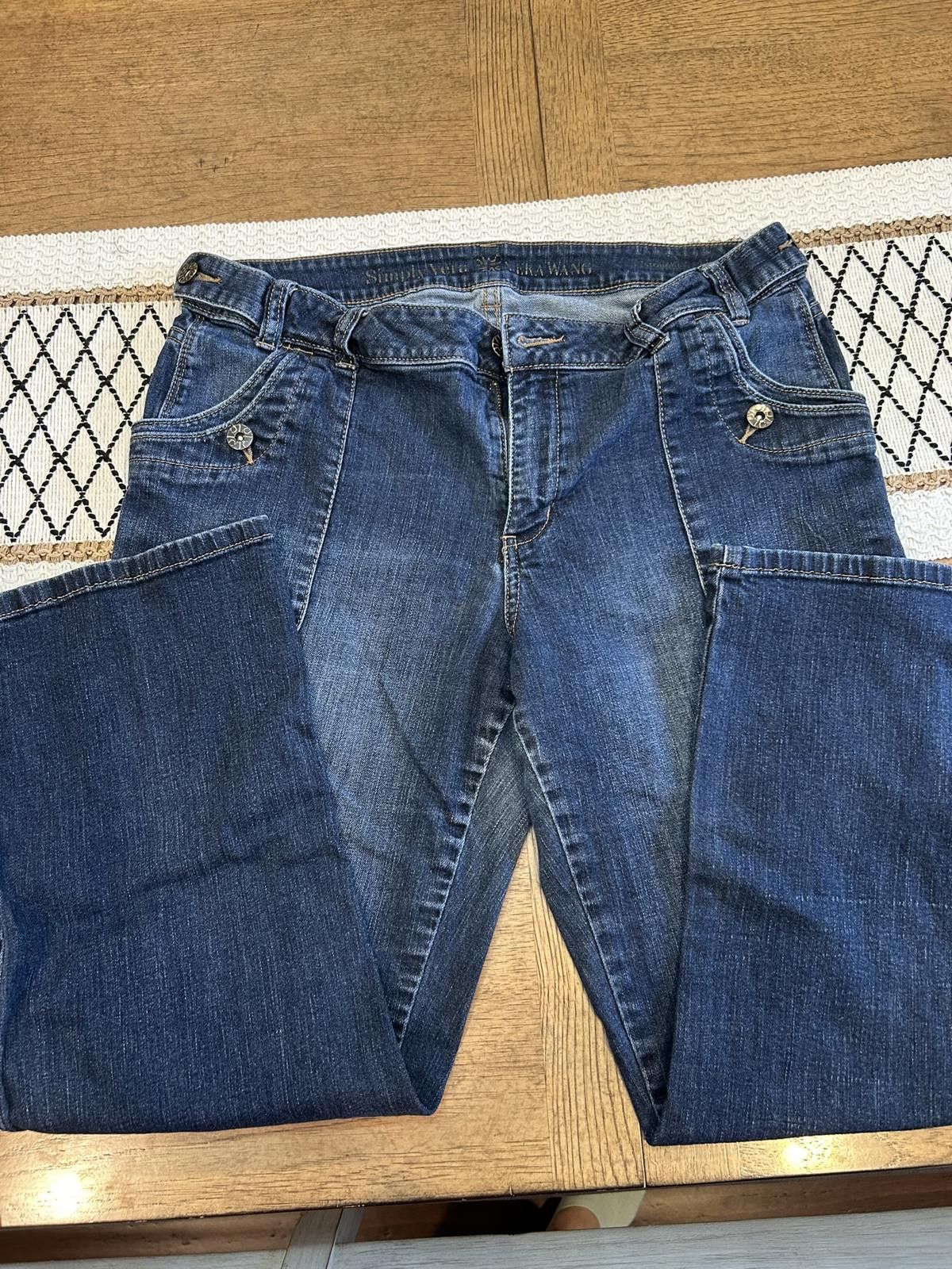 Other Simply Vera Classic Blue Denim Jeans Size 34" / US 12 / IT 48 - 1 Thumbnail