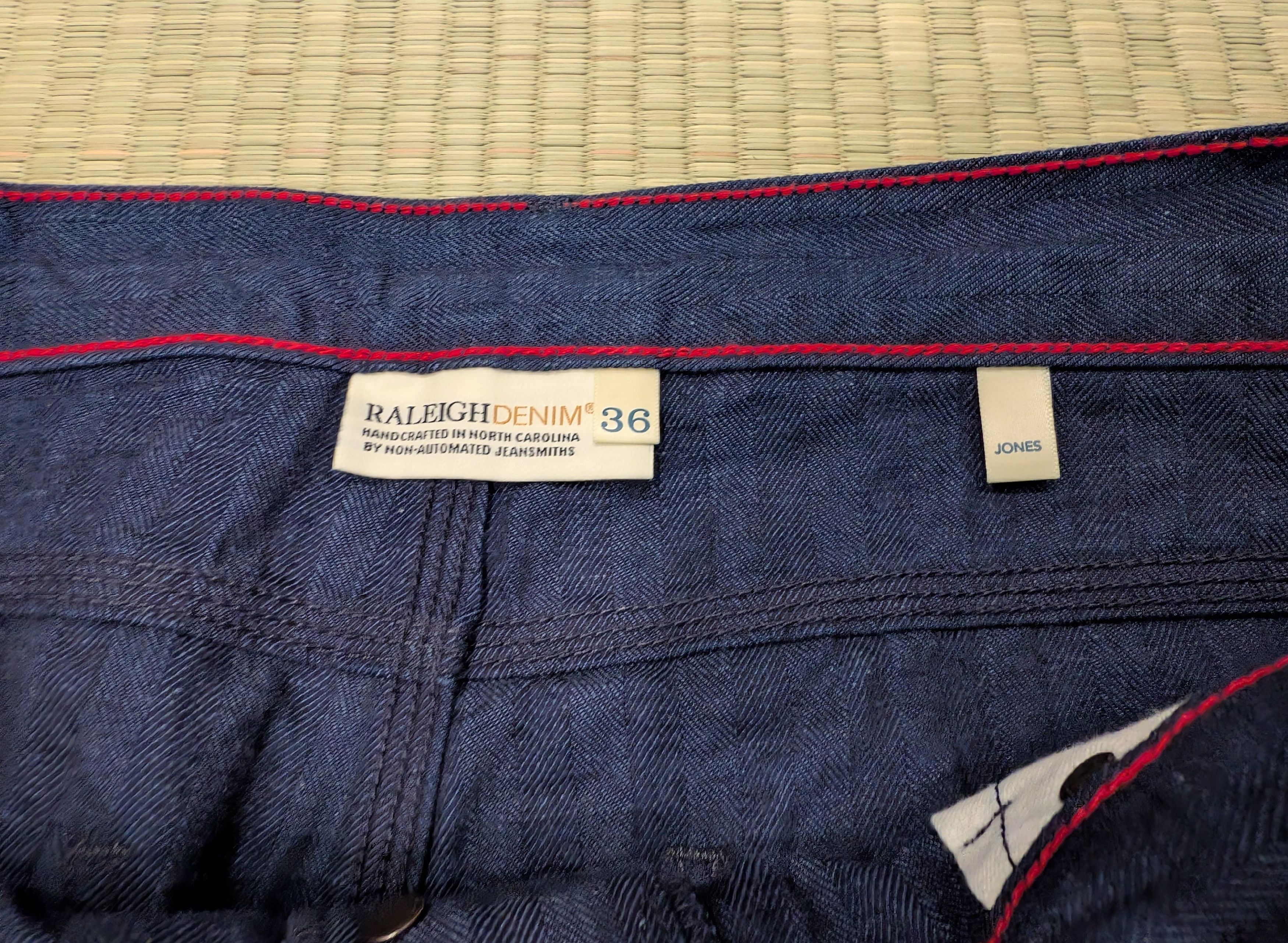 Raleigh Denim RARE Raleigh Denim Broken Twill Selvedge Jones Jeans 36 x 27 Size US 36 / EU 52 - 3 Thumbnail
