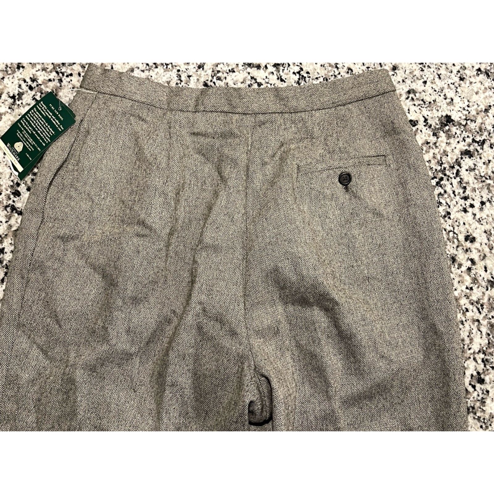 Ralph Lauren Lauren Ralph Lauren 100% Wool Pants Dress Pants Women 12 Black Cream Savile Row Wool NWT Size 34" / US 12 / IT 48 - 6 Thumbnail