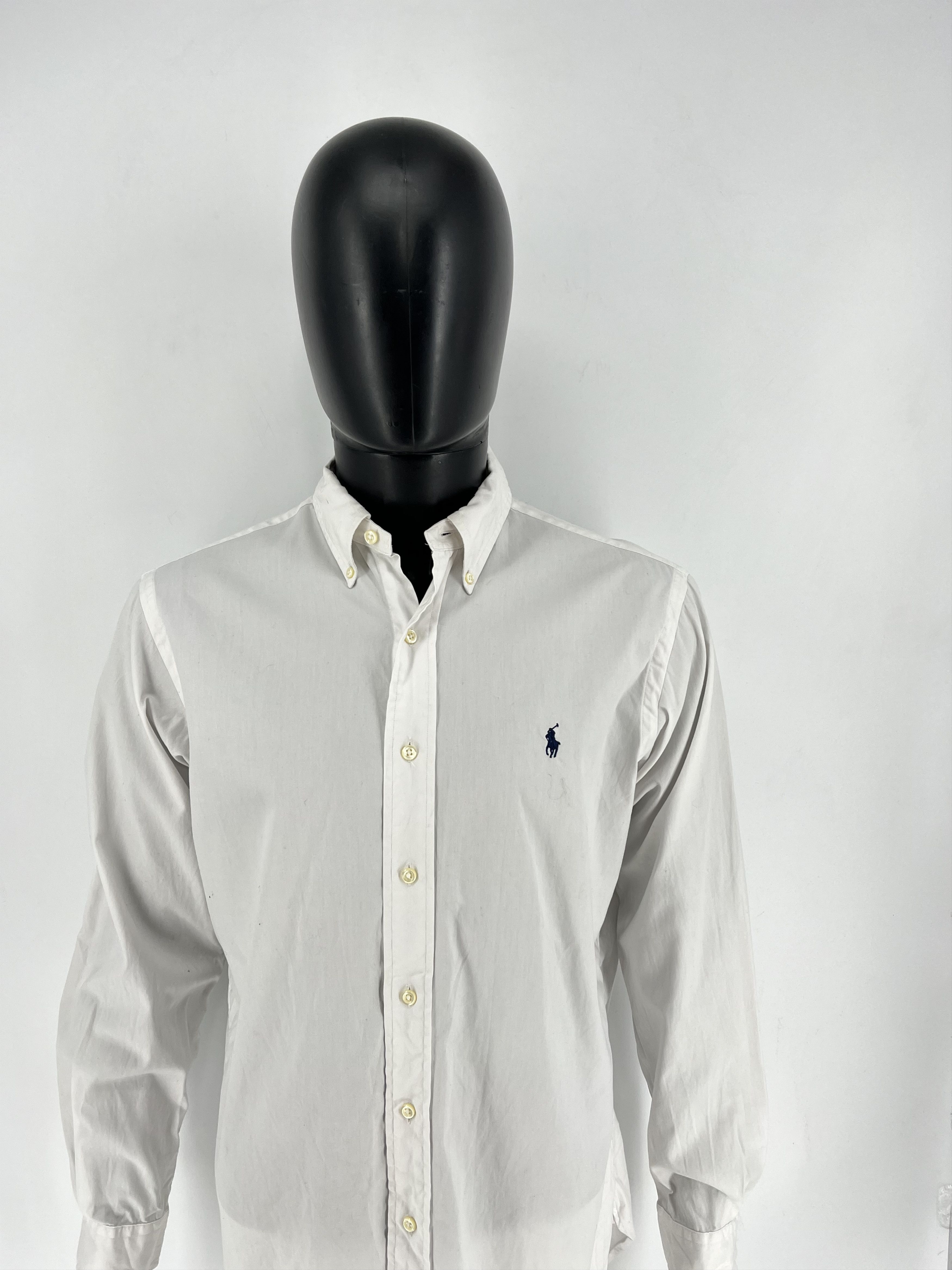 Polo Ralph Lauren × Ralph Lauren × Vintage Vintage White Shirt Polo Ralph Lauren Size XL Rare Size US XL / EU 56 / 4 - 5 Thumbnail