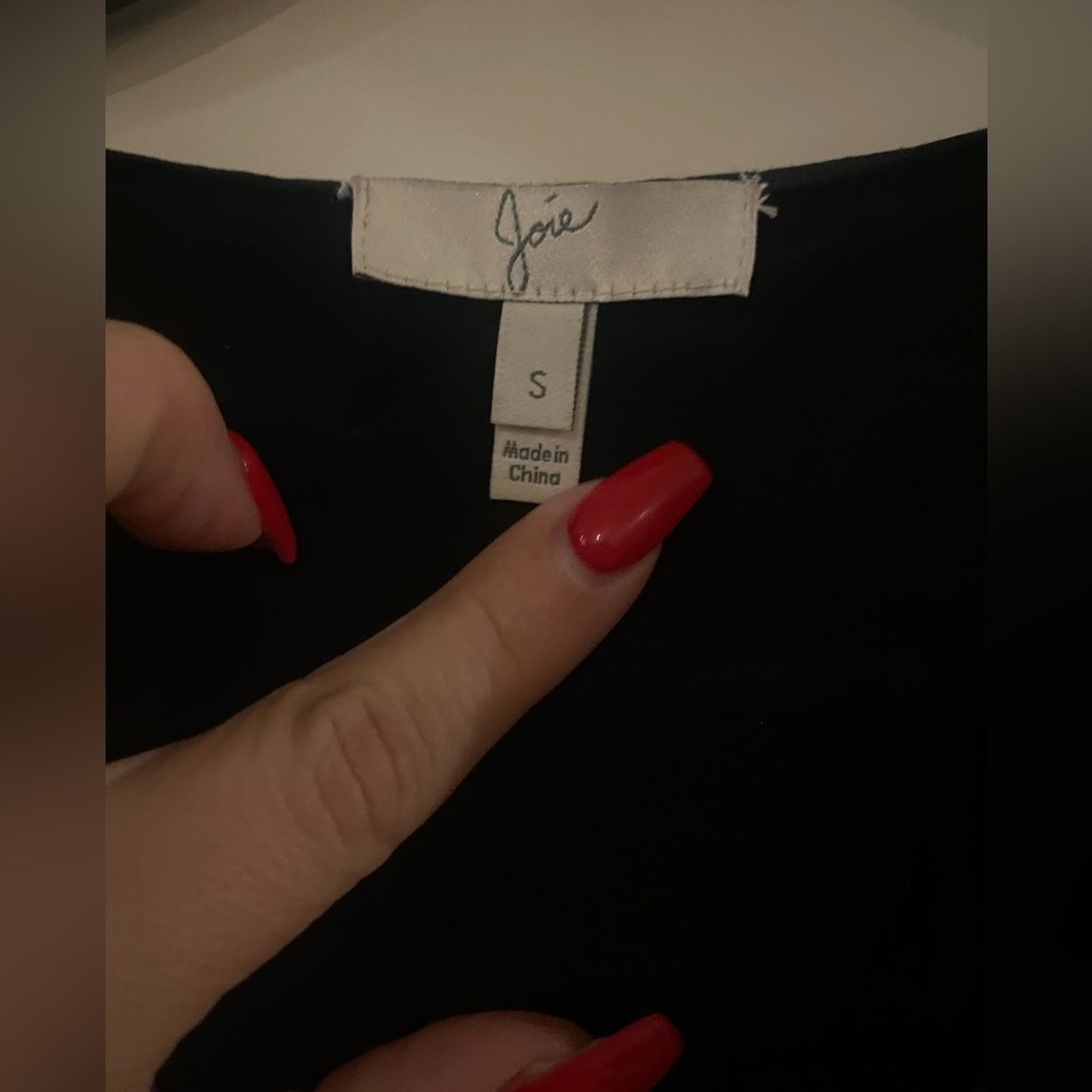 Joie Joie Motega Tie-Waist Silk Dress Black Small Size S / US 4 / IT 40 - 6 Thumbnail