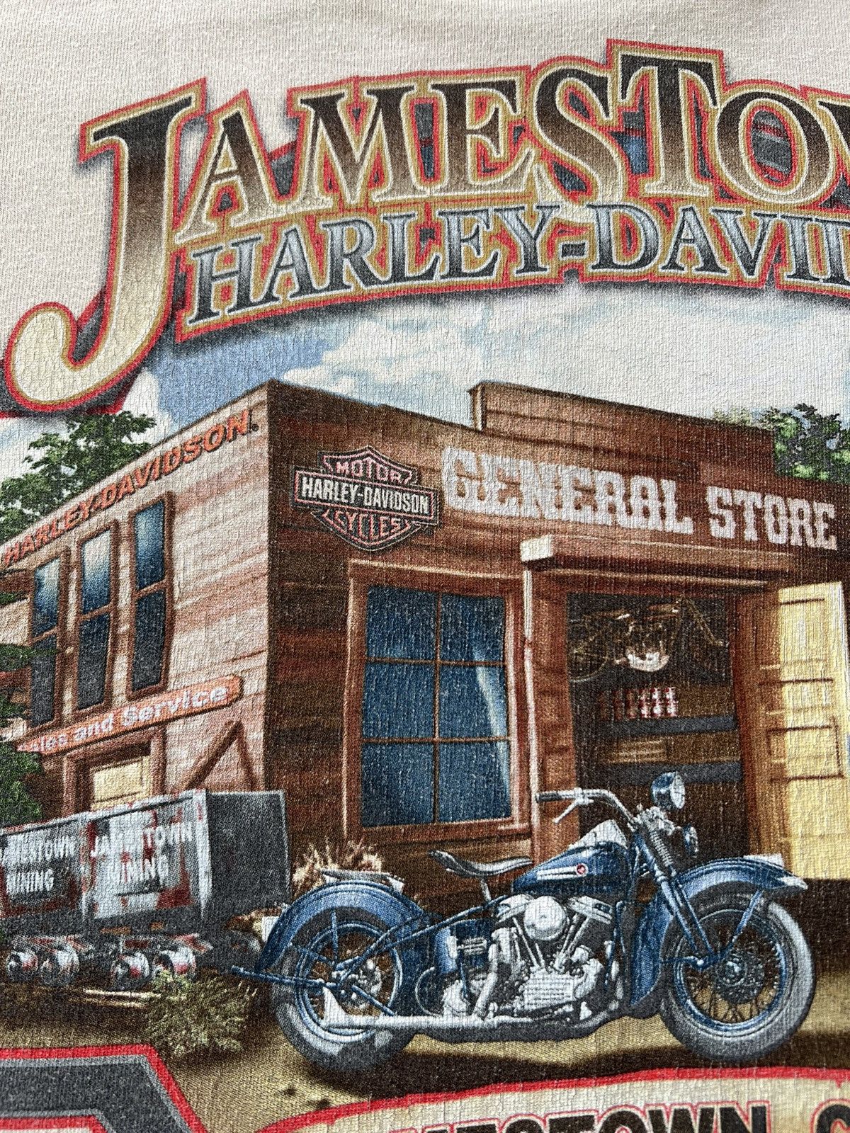 Harley Davidson Vintage 2009 Harley Davidson Eagle Snake JamesTown T-shirt Size US M / EU 48-50 / 2 - 12 Thumbnail