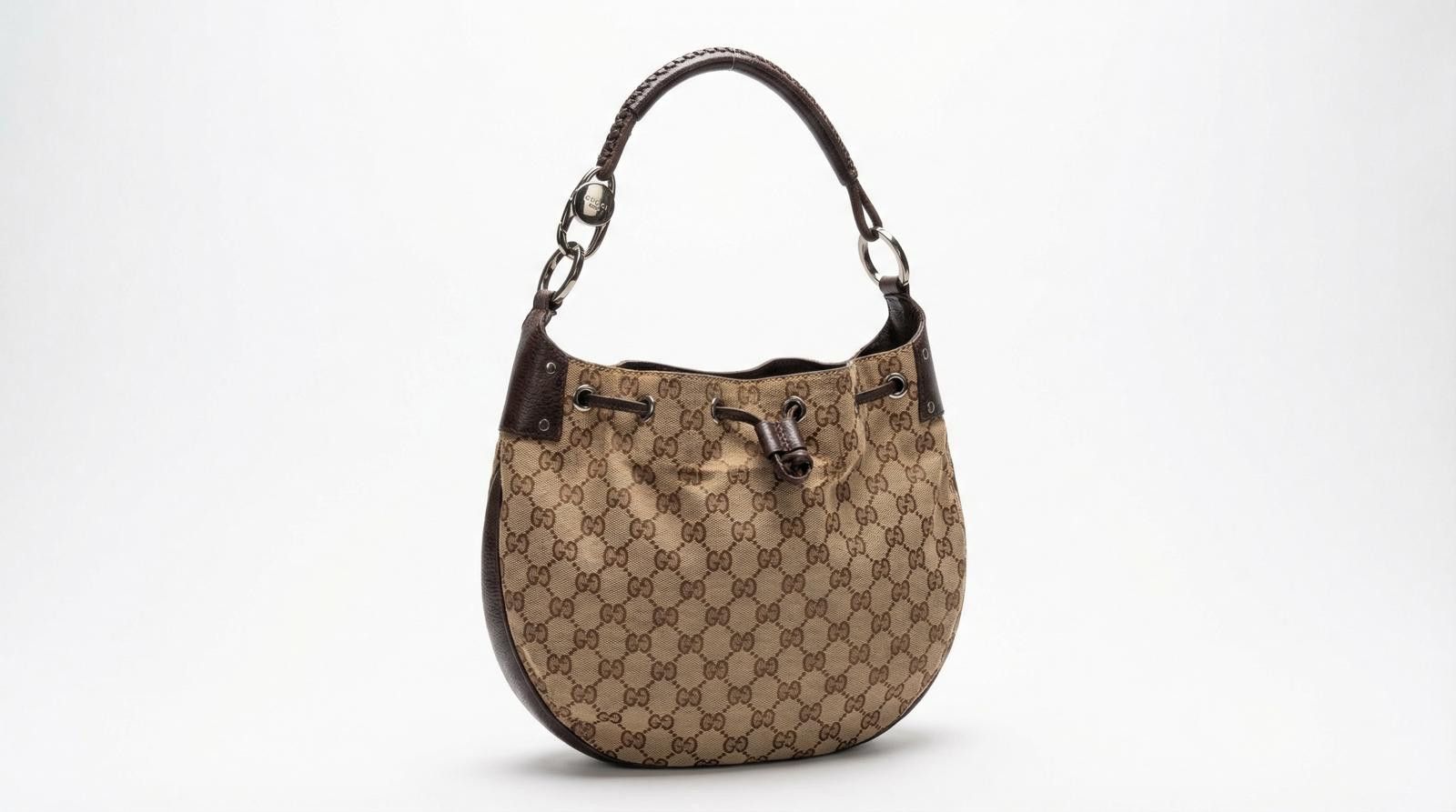 Gucci Gucci - Brown GG Canvas Shoulder Bag Size ONE SIZE - 1 Thumbnail