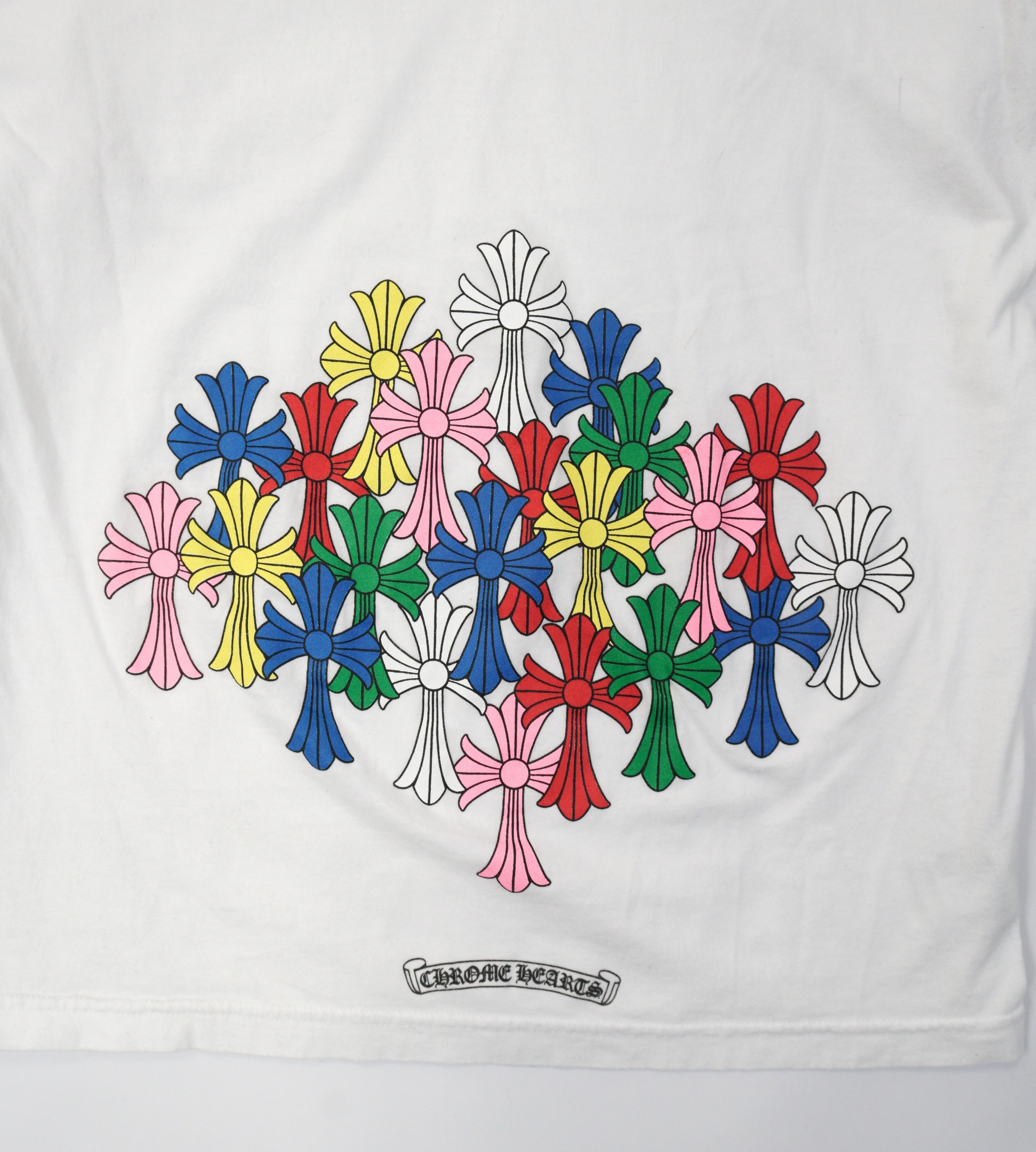 Chrome Hearts Chrome Hearts Color Waterfall Cemetery Crosses - White Size US M / EU 48-50 / 2 - 3 Thumbnail