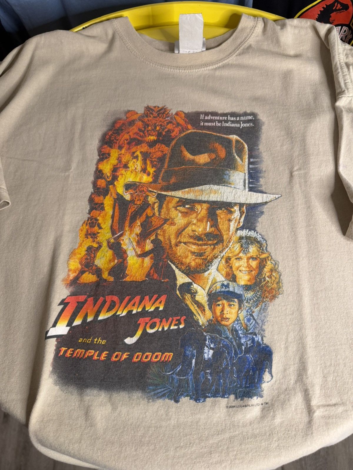 Vintage 1990s Indiana Jones Temple of doom T-shirt Size US L / EU 52-54 / 3 - 2 Thumbnail
