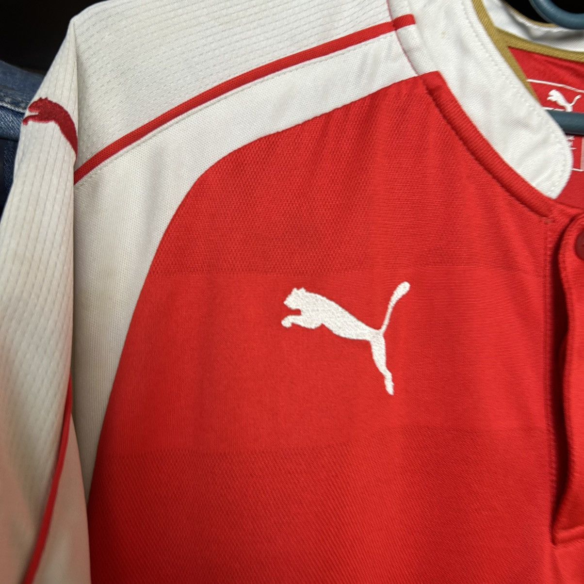 Puma Mens Puma FC Arcenal Home Soccer jersey size M Size US M / EU 48-50 / 2 - 3 Thumbnail
