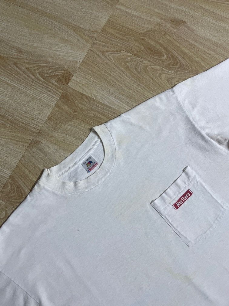 Marlboro Vintage Marlboro tag fruit of the loom Size US XL / EU 56 / 4 - 4 Thumbnail
