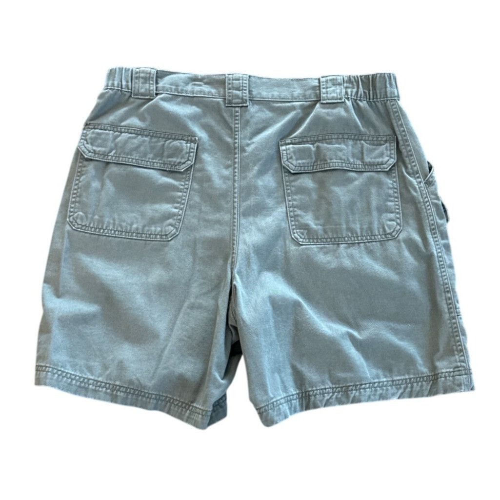Croft & Barrow Croft & Barrow Mens Cargo Shorts Gray 100% Cotton Size 34 Ma Size US 34 / EU 50 - 3 Thumbnail