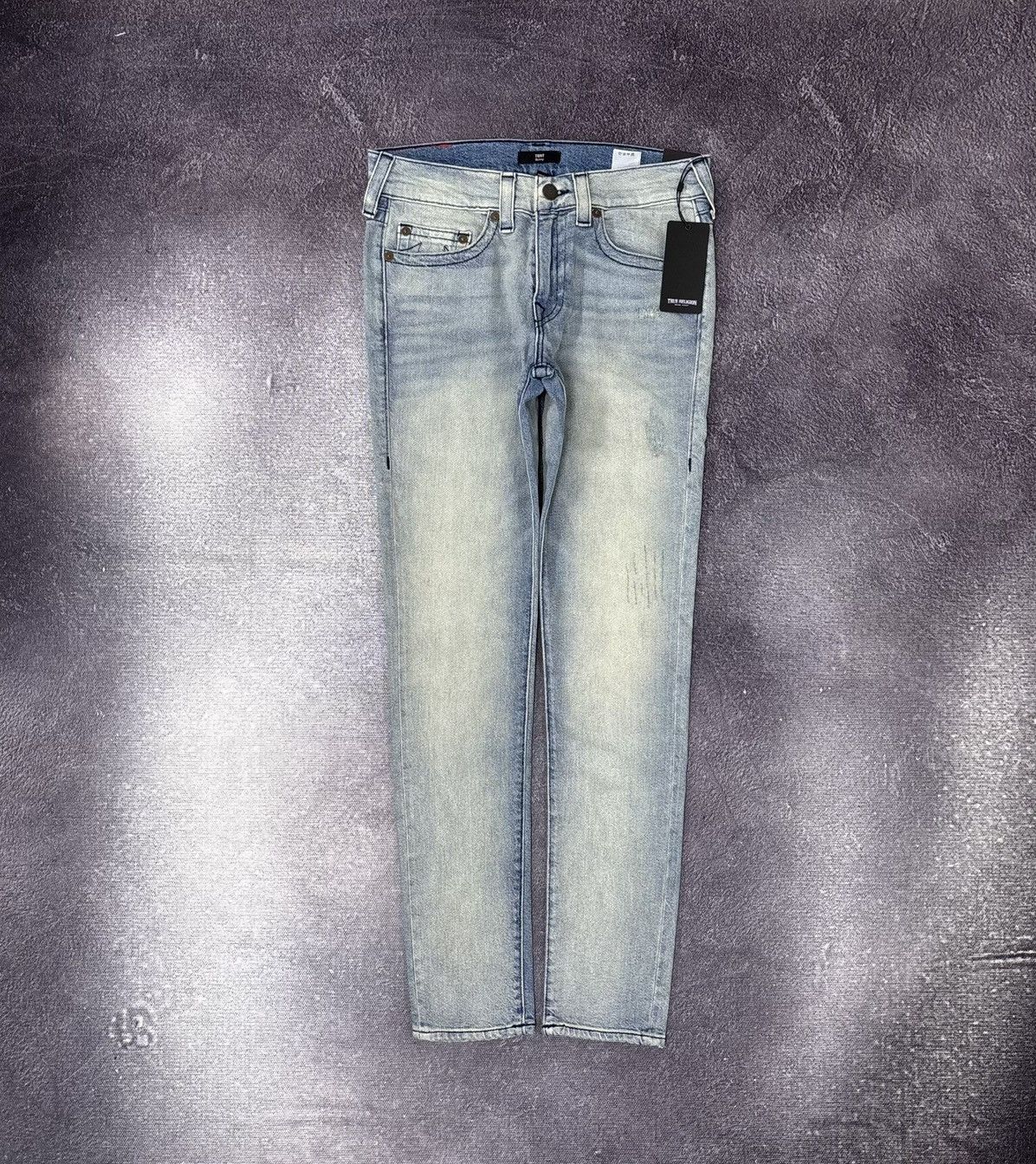 True Religion True Religion NWT Men’s Tony Skinny Light Blue Denim Jeans Size US 32 / EU 48 - 1 Thumbnail