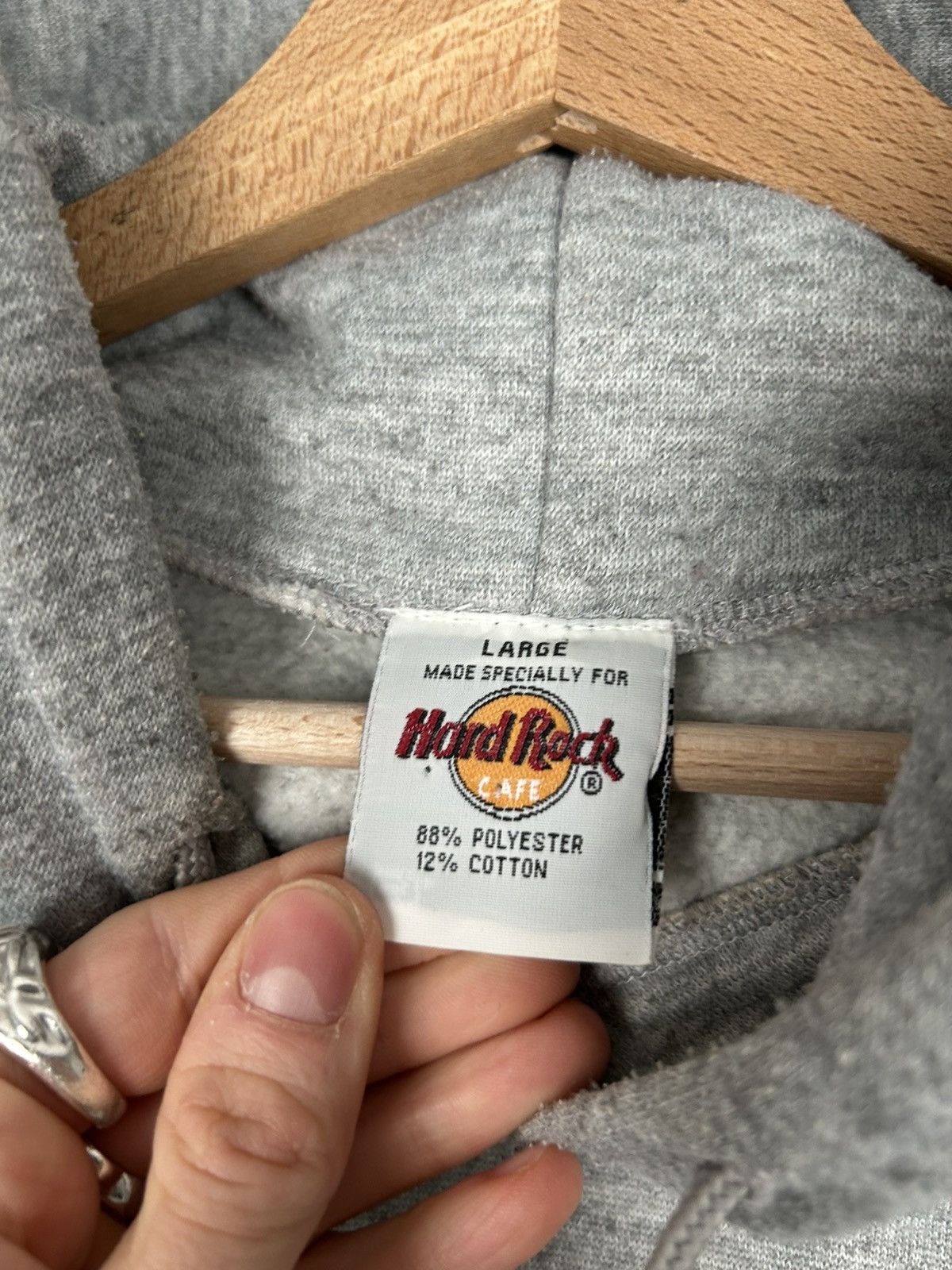 Hard Rock Cafe Vintage Hard Rock Cafe Berlin Grey Hoodie Streetwear Hype Size US L / EU 52-54 / 3 - 4 Thumbnail