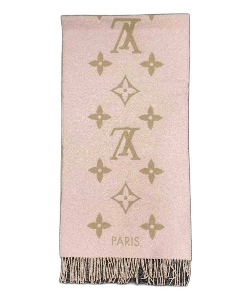 Louis Vuitton Cashmere Scarf with Louis Vuitton Print Size ONE SIZE - 1 Thumbnail