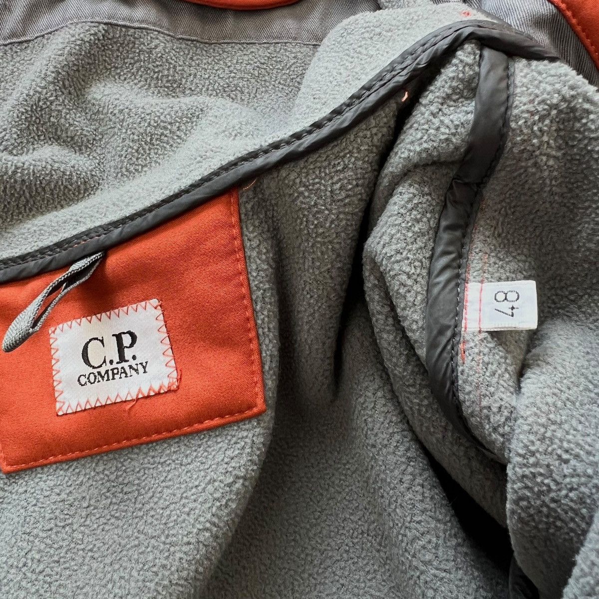 Cp company goggle fashion jacket orange