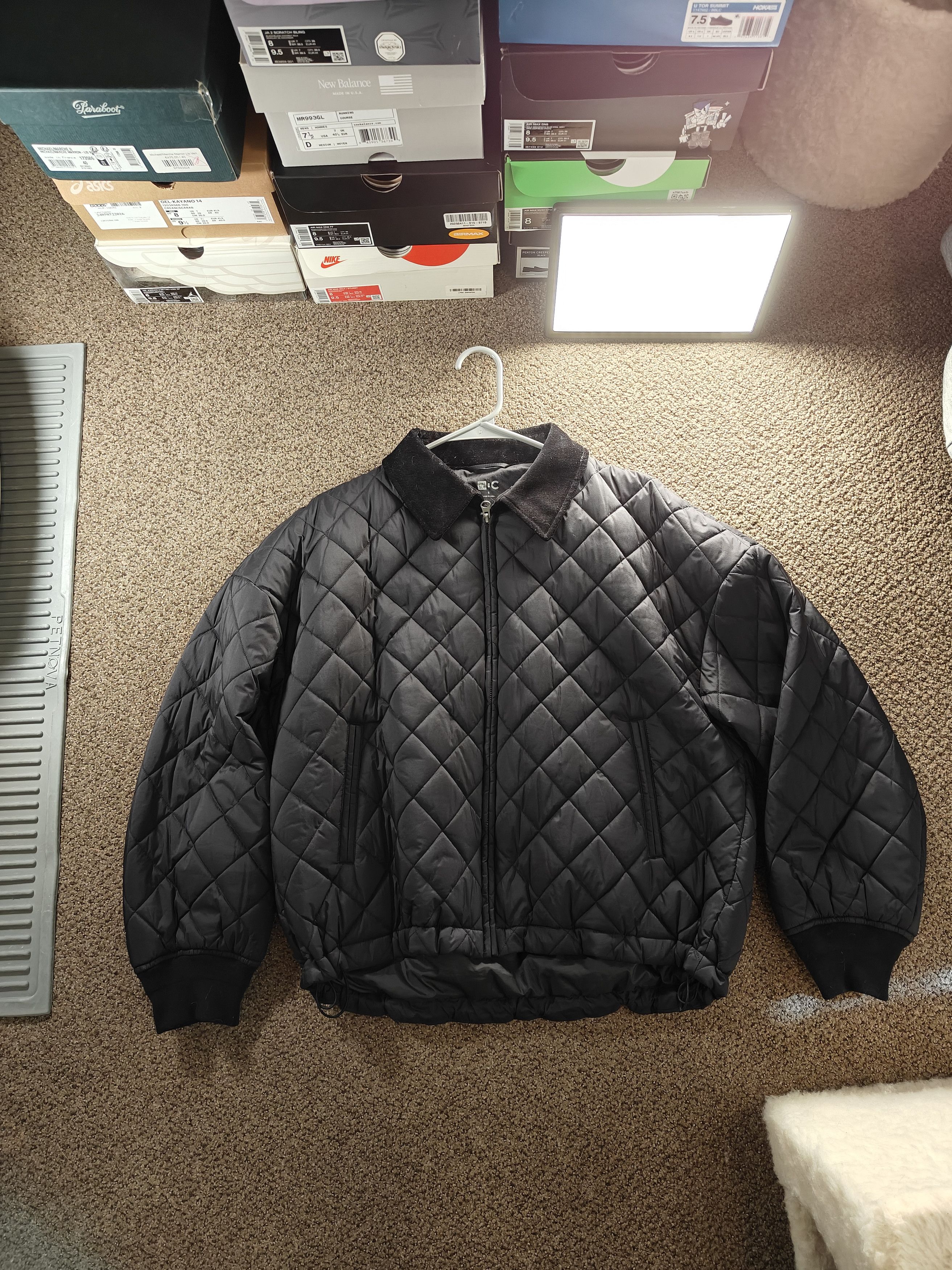 Uniqlo uniqlo:c quilted bomber jacket corduroy collar - women's S Size S / US 4 / IT 40 - 1 Thumbnail