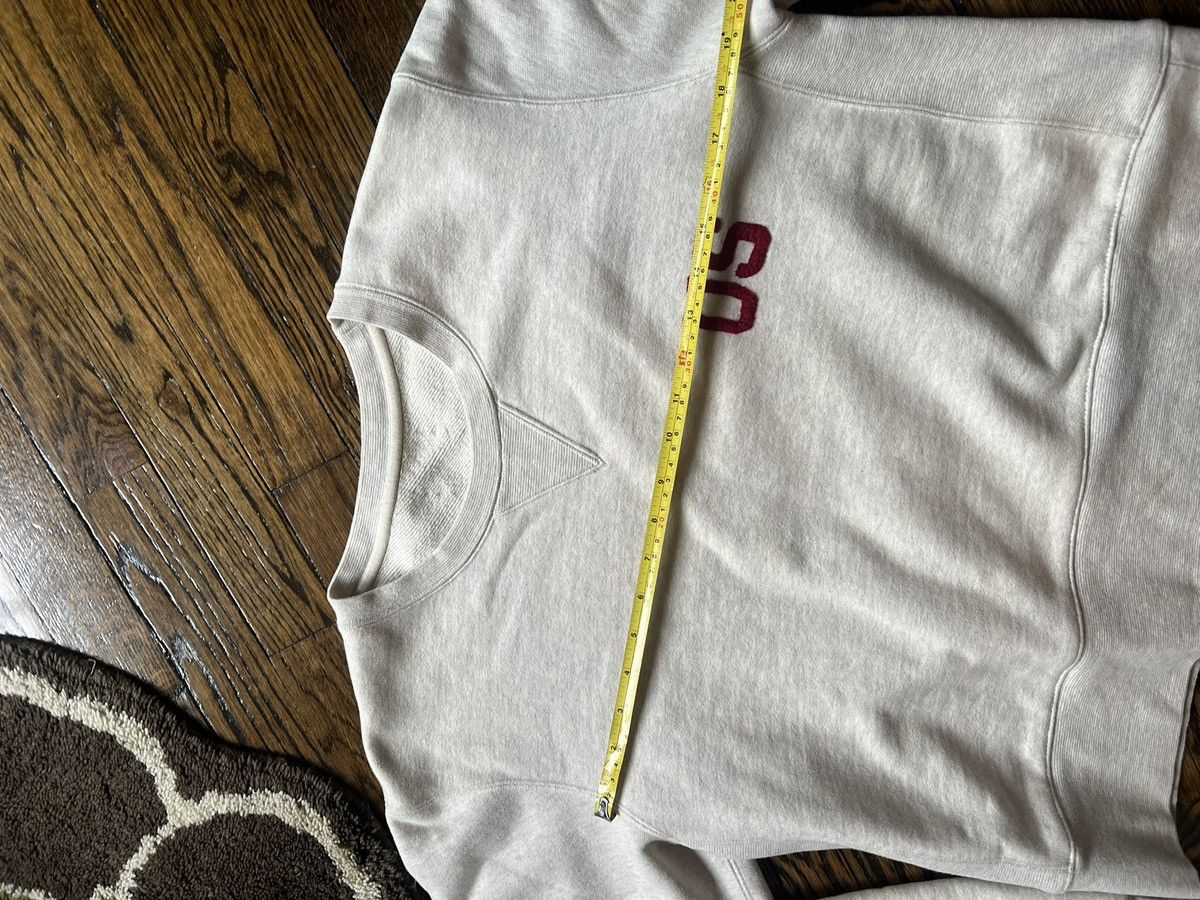 Visvim Oatmeal Crewneck College Sweatshirt, size 5 CUSTOM CROP Size US L / EU 52-54 / 3 - 7 Thumbnail