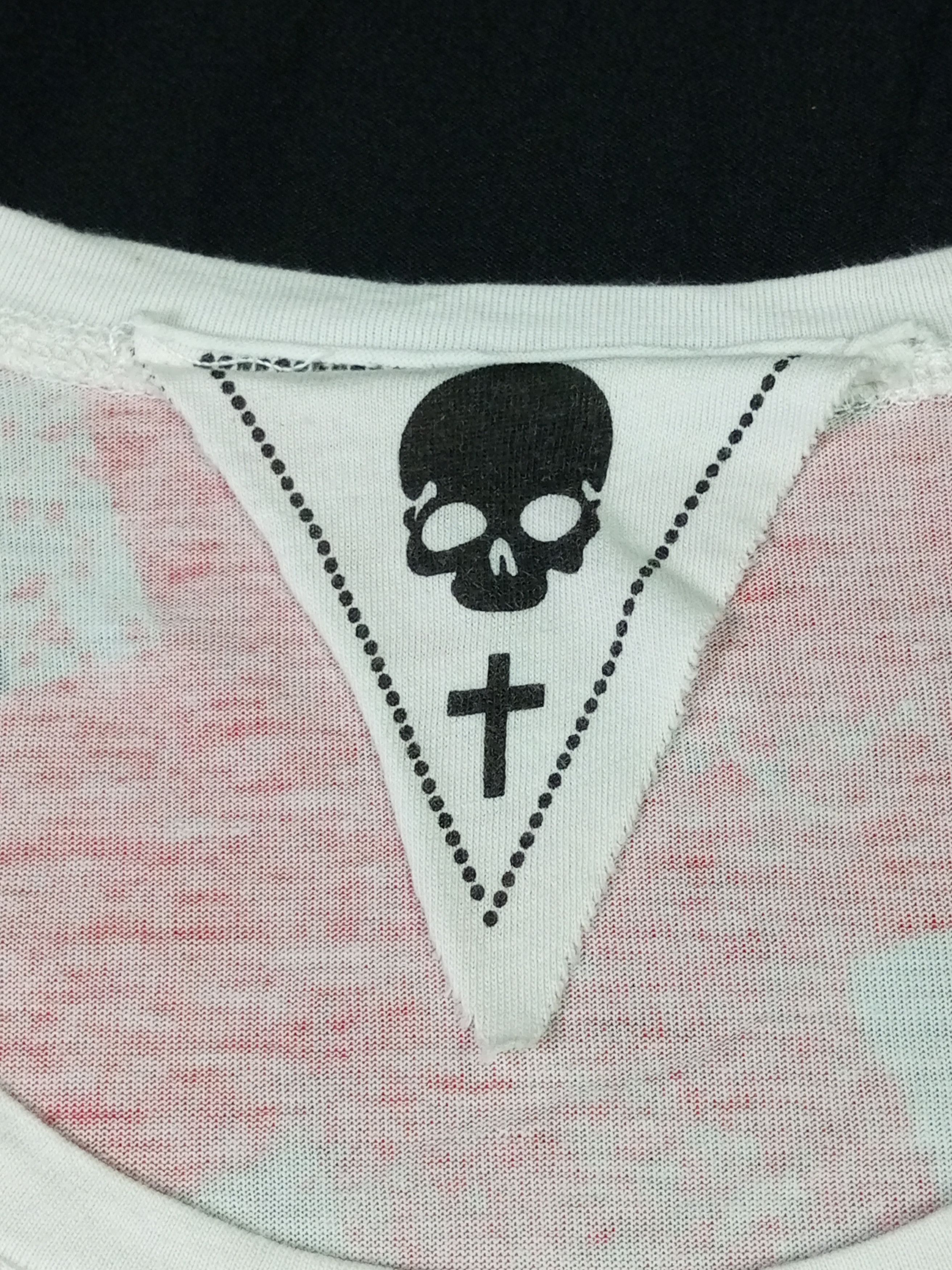 Japanese Brand ☠️TUCTION PUNK Style Skull And Cross Pattern 🕸️ Size S / US 4 / IT 40 - 7 Thumbnail