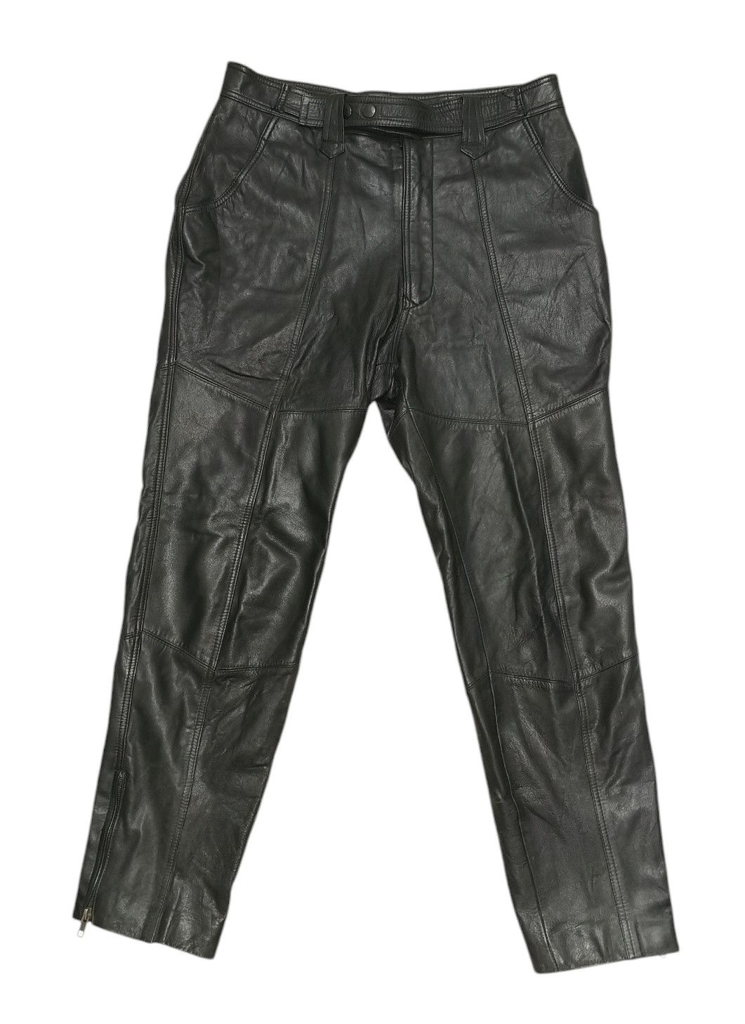 Japanese Brand × Leather × The Unbranded Brand Leather Pants Size US 31 - 1 Thumbnail
