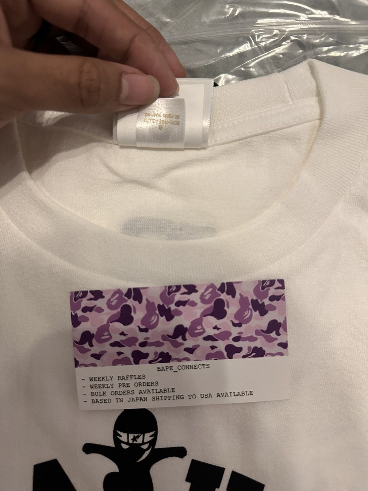 Bape Bape Ninja Tee Size US XL / EU 56 / 4 - 3 Thumbnail