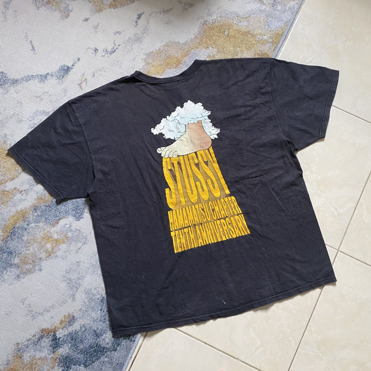 Champion × Stussy Stussy x Champion Hanamatsu chapter Tshirt Size US XL / EU 56 / 4 - 1 Thumbnail