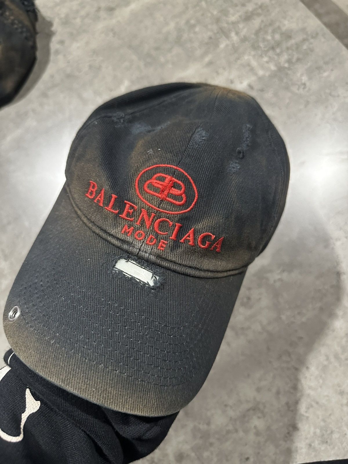 Balenciaga balenciaga destroyed mode cap Size ONE SIZE - 6 Thumbnail