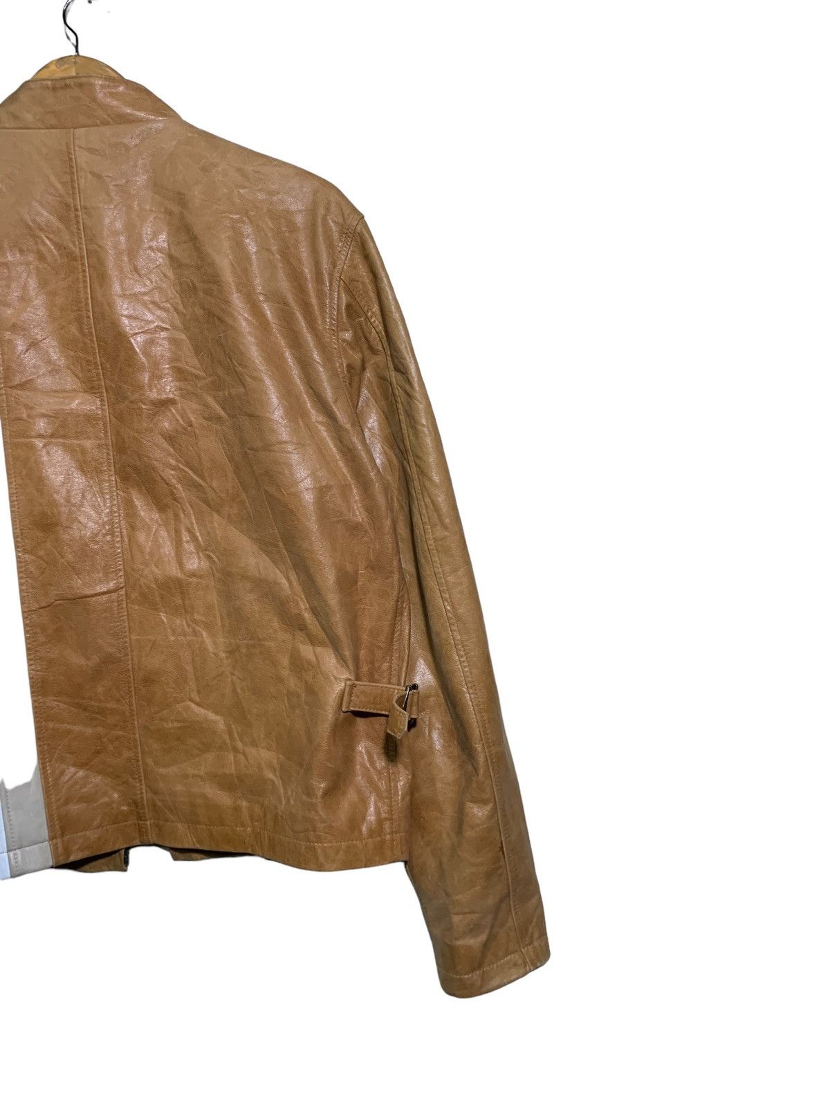Genuine Leather 🔥RICHWOOD LEATHER JACKETS CAFERACER Size US M / EU 48-50 / 2 - 8 Thumbnail