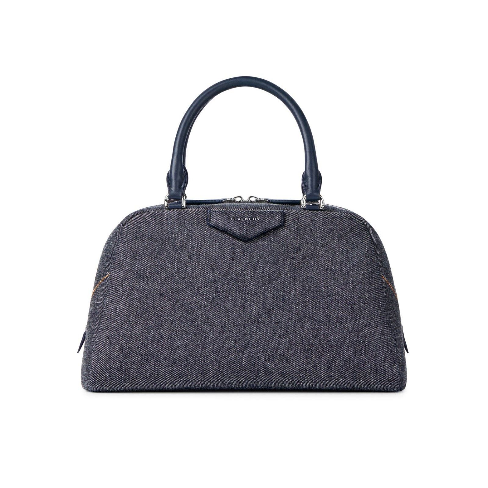 Givenchy GIVENCHY Antigona East West medium Indigo Blue Top Handle Ba Size ONE SIZE - 1 Thumbnail