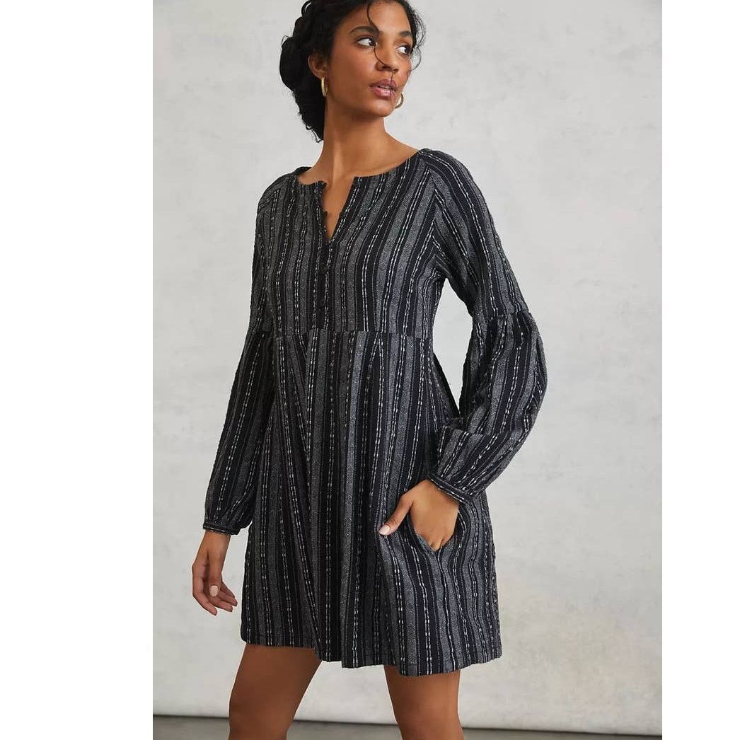 Anthropologie New Anthropologie Siobhan Tunic Dress by AFTERNOON $168 Sz 2 Size XS / US 0-2 / IT 36-38 - 1 Thumbnail