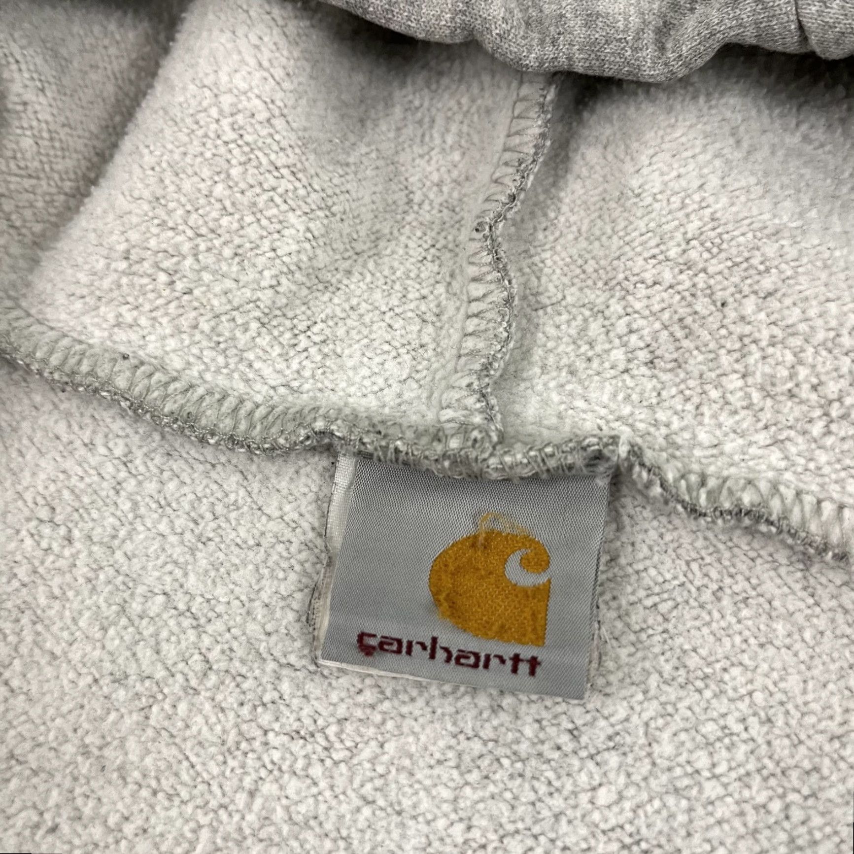 Carhartt VINTAGE Carhartt Hooded Sweatshirt Mens XL Gray K122 HGY Fleece Retro Skate Full Zip Y2K Size US XL / EU 56 / 4 - 3 Thumbnail