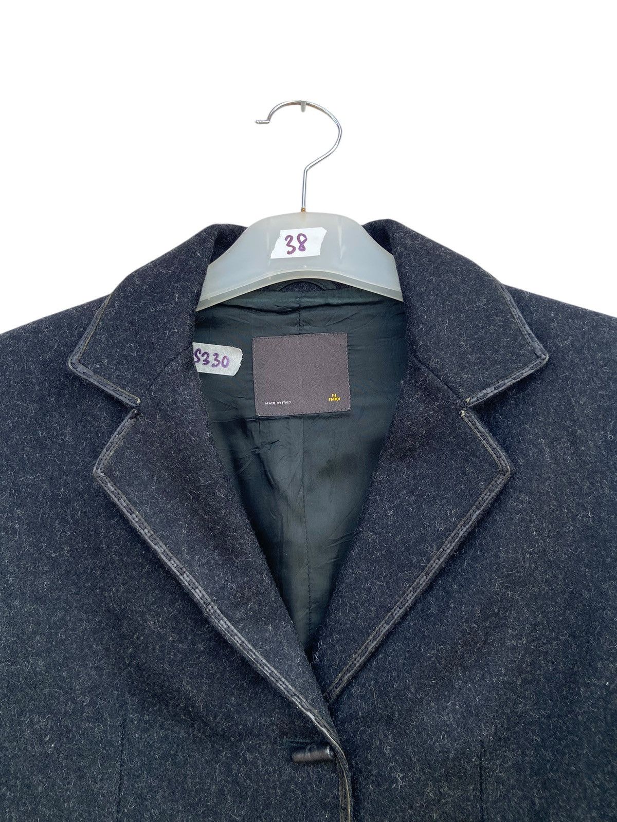 Fendi Fendi Longline Tailored Coat Size S / US 4 / IT 40 - 3 Thumbnail