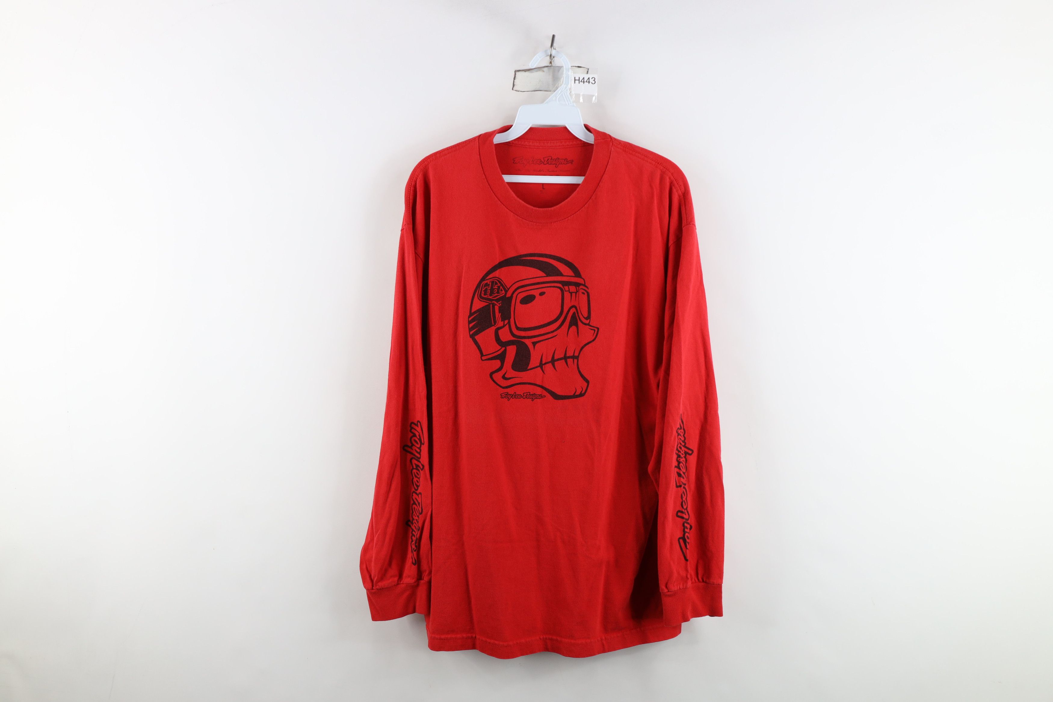 Vintage Vintage Troy Lee Designs Racing Long Sleeve T-Shirt Red Size US L / EU 52-54 / 3 - 1 Thumbnail