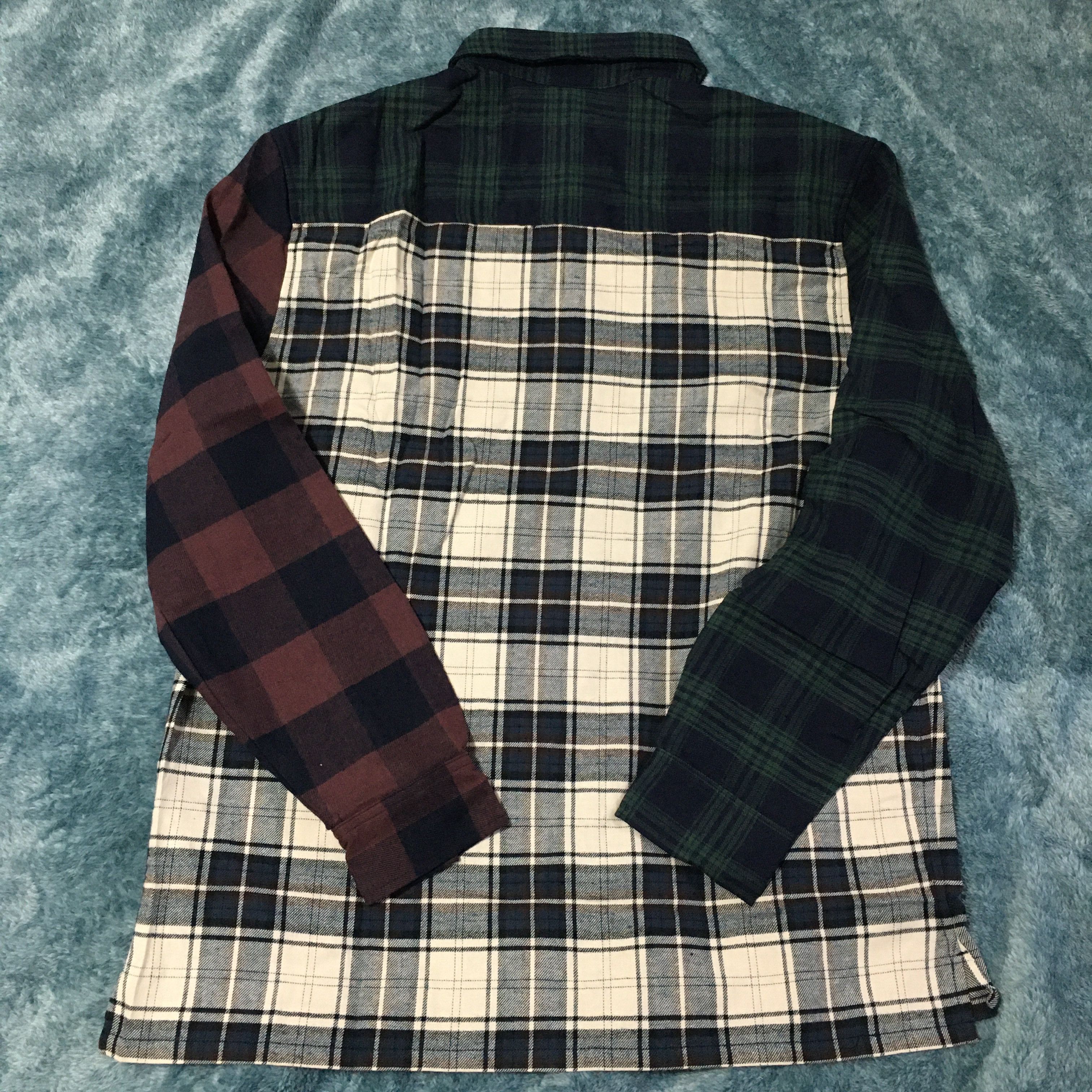 Kith KXTH Plaid Mix Ludlow Button Down Shirt Saddle (NON-PADDED) Size US S / EU 44-46 / 1 - 6 Thumbnail