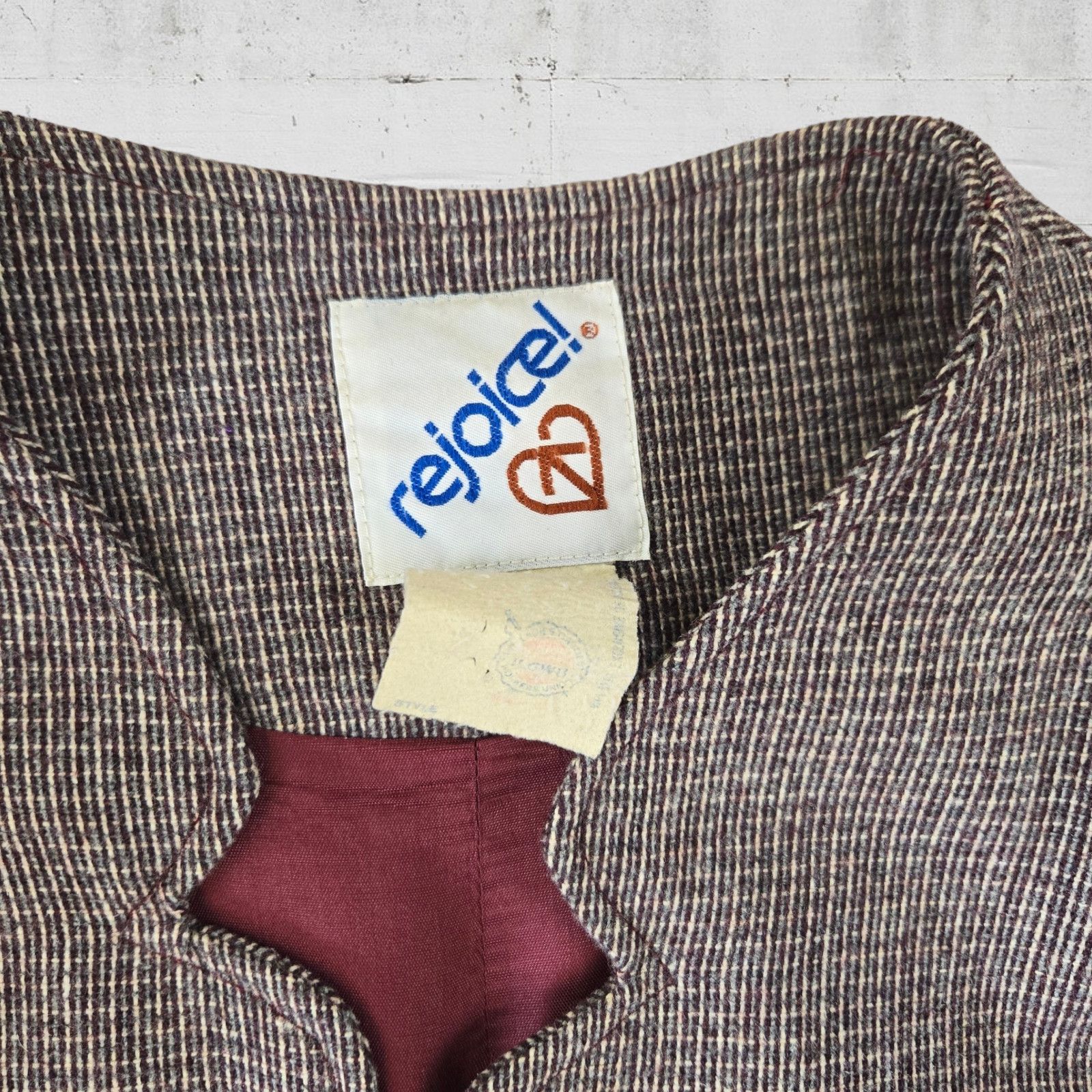 Vintage 80s Gray Tweed USA Made Blazer Jacket Size XL Size XL / US 12-14 / IT 48-50 - 4 Thumbnail