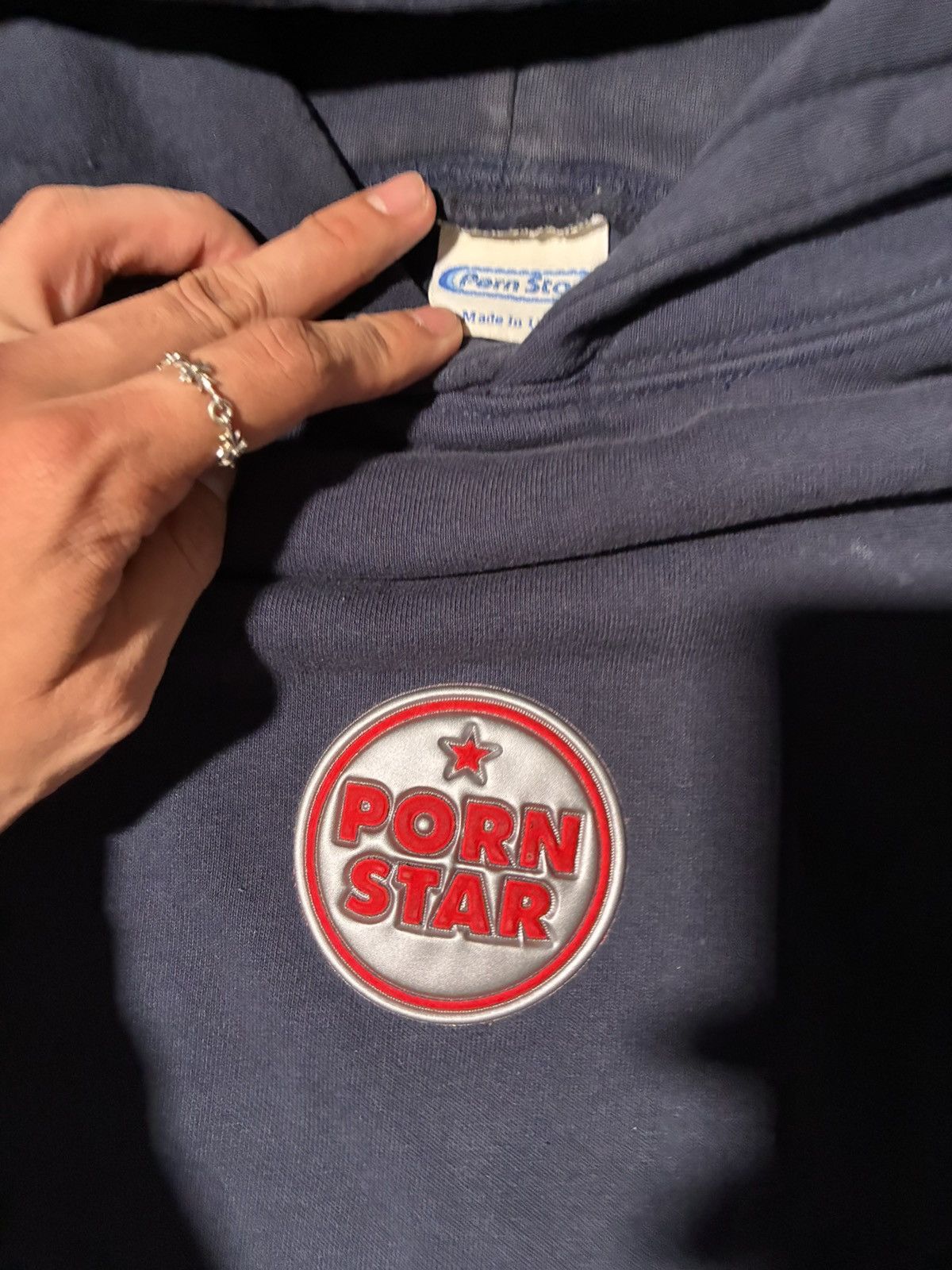 Other 90s Pornstar Puff Print Faded Hoodie Size US XL / EU 56 / 4 - 3 Thumbnail