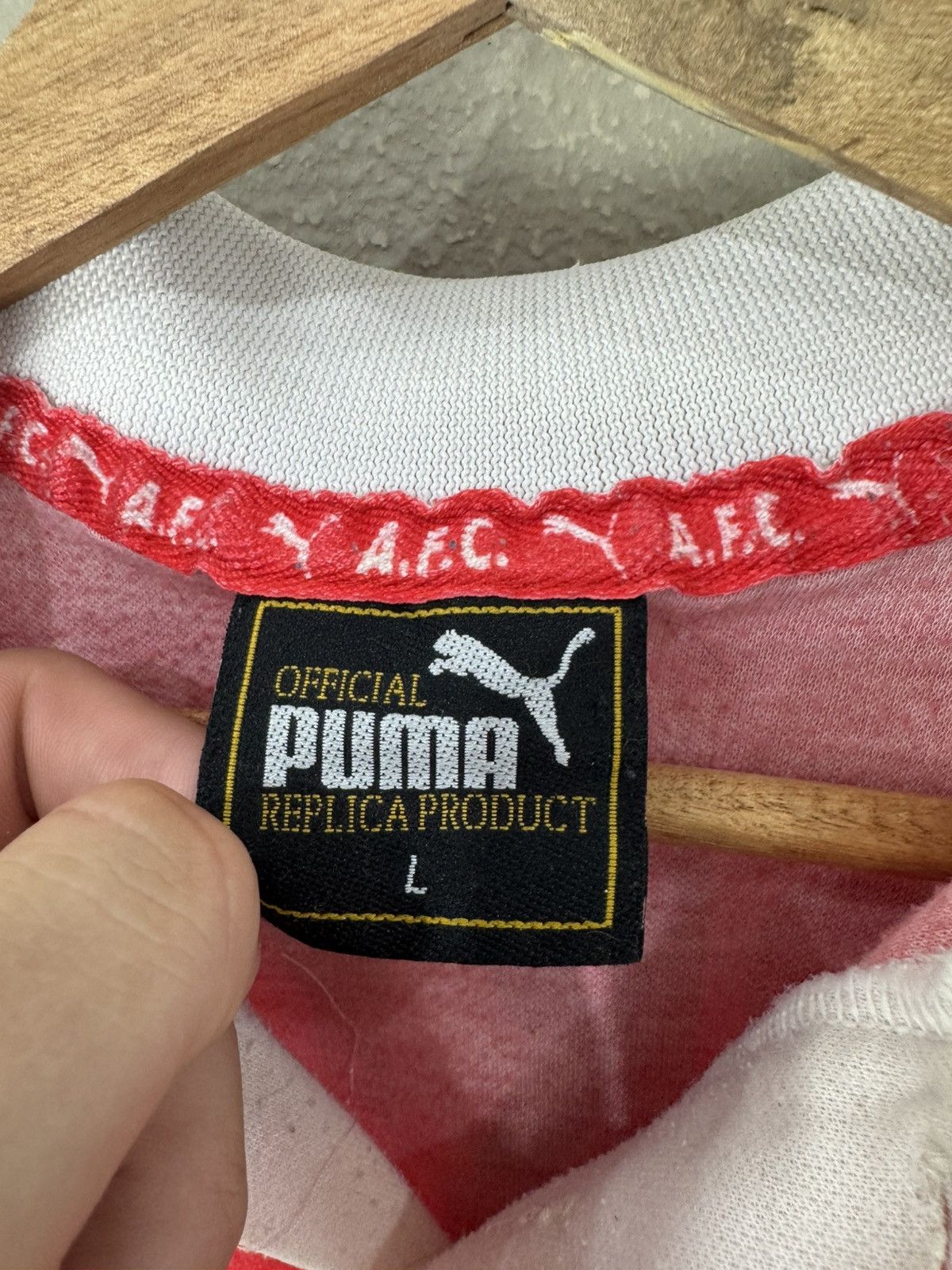 Puma Vintage Puma Aberdeen 1997 1998 Home Football Shirt Jersey Size US L / EU 52-54 / 3 - 3 Thumbnail