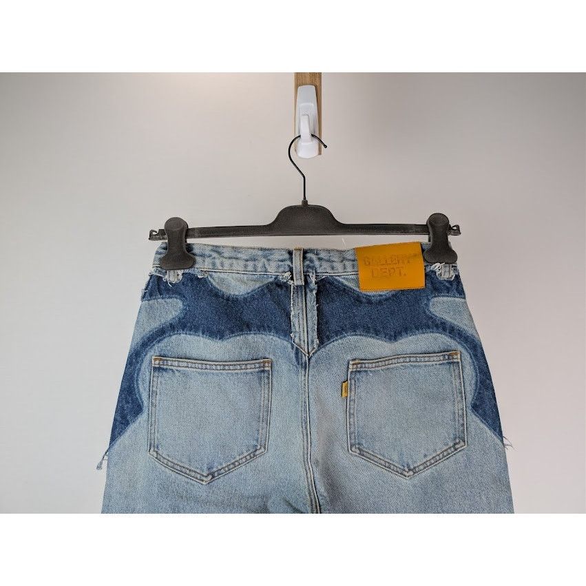 Gallery Dept. o1rshd1 Patchwork Flared Denim Jeans in Indigo Blue Size US 30 / EU 46 - 13 Thumbnail