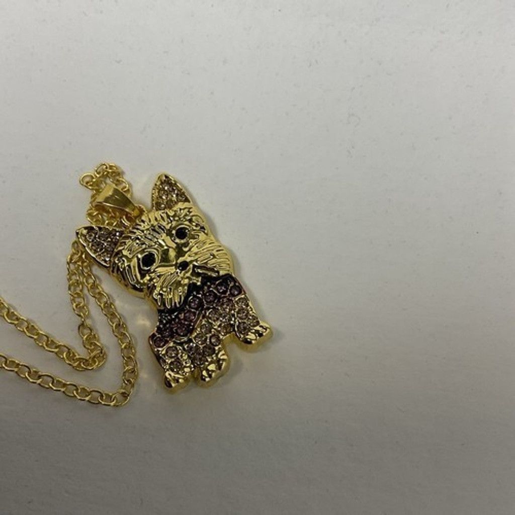 The Unbranded Brand NWT Gold Necklace With Poodle Charm Pet Puppy Jewelry Gift Size ONE SIZE - 5 Thumbnail