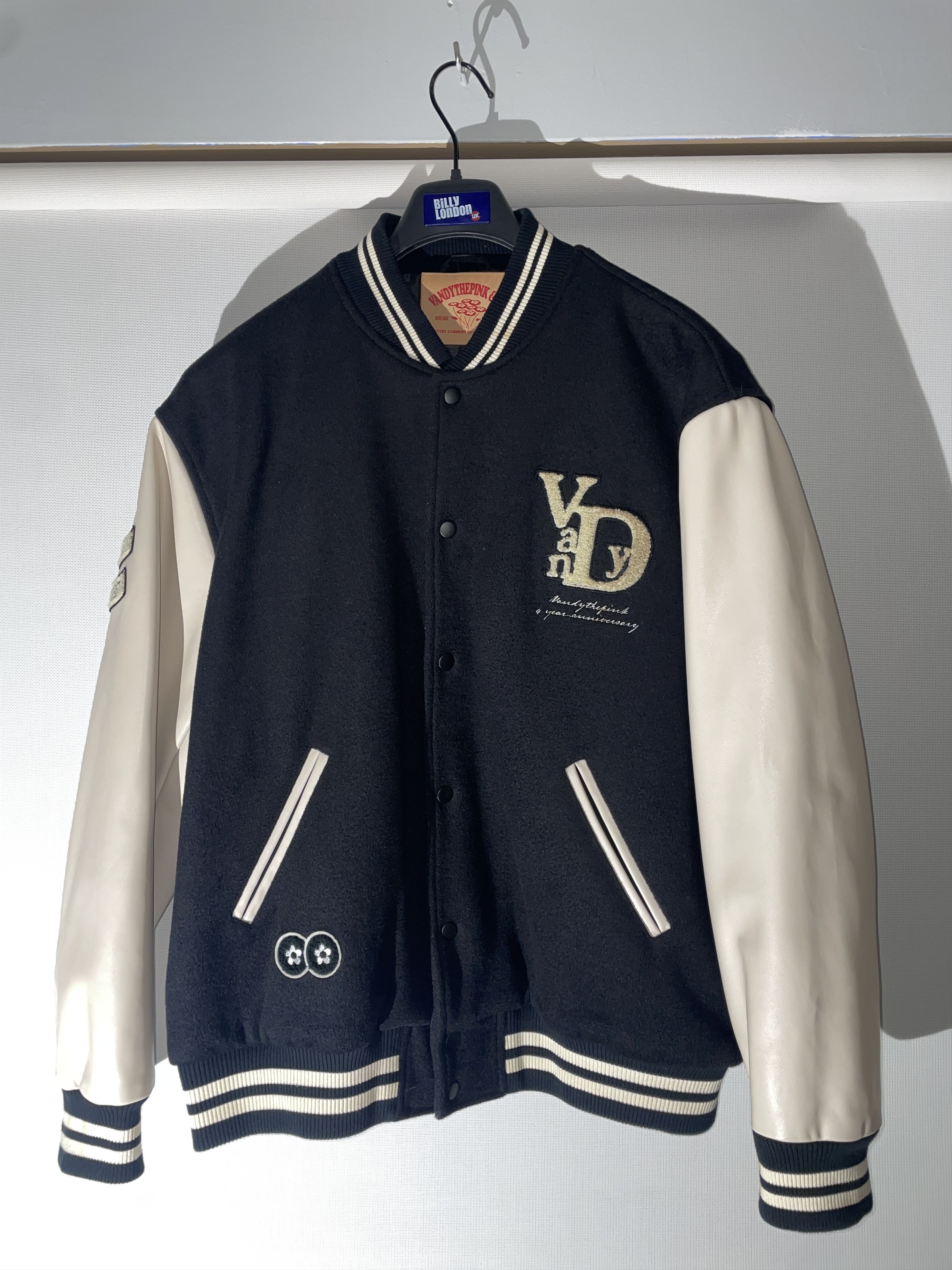 Vandy The Pink Black 4th Anniversary Varsity Jacket Size US XL / EU 56 / 4 - 1 Thumbnail