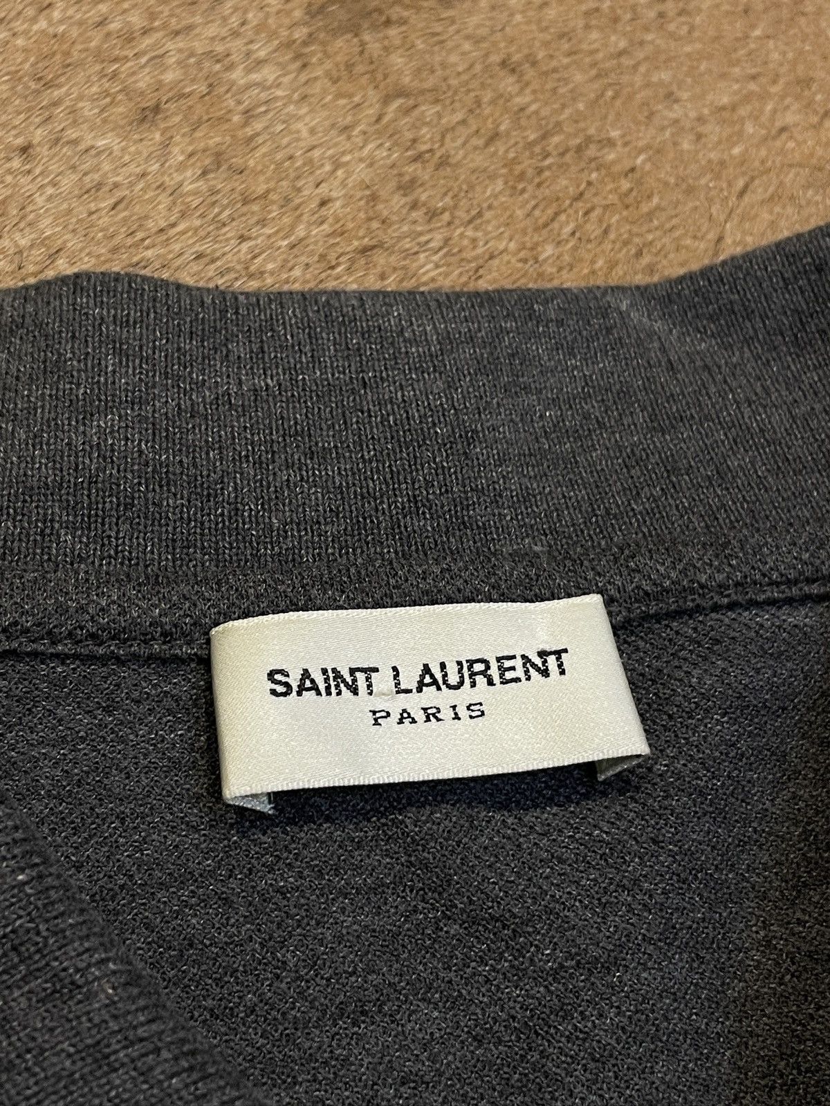 Saint Laurent Paris Saint Laurent polo Size US L / EU 52-54 / 3 - 4 Thumbnail