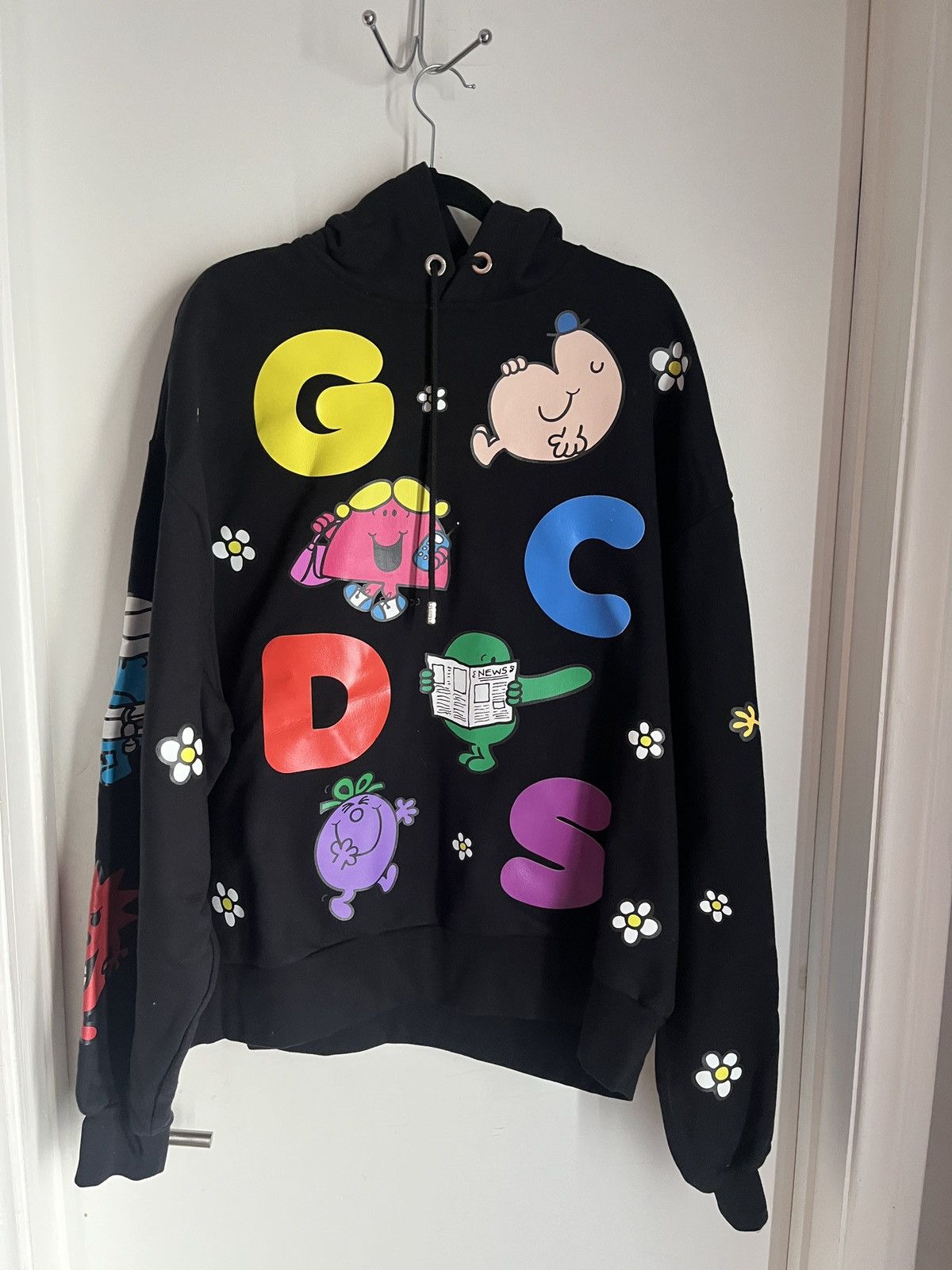 GCDS GCDS Wear Mr. Men Little Miss Graphic-print Hoodie Multi L Size L / US 10 / IT 46 - 1 Thumbnail