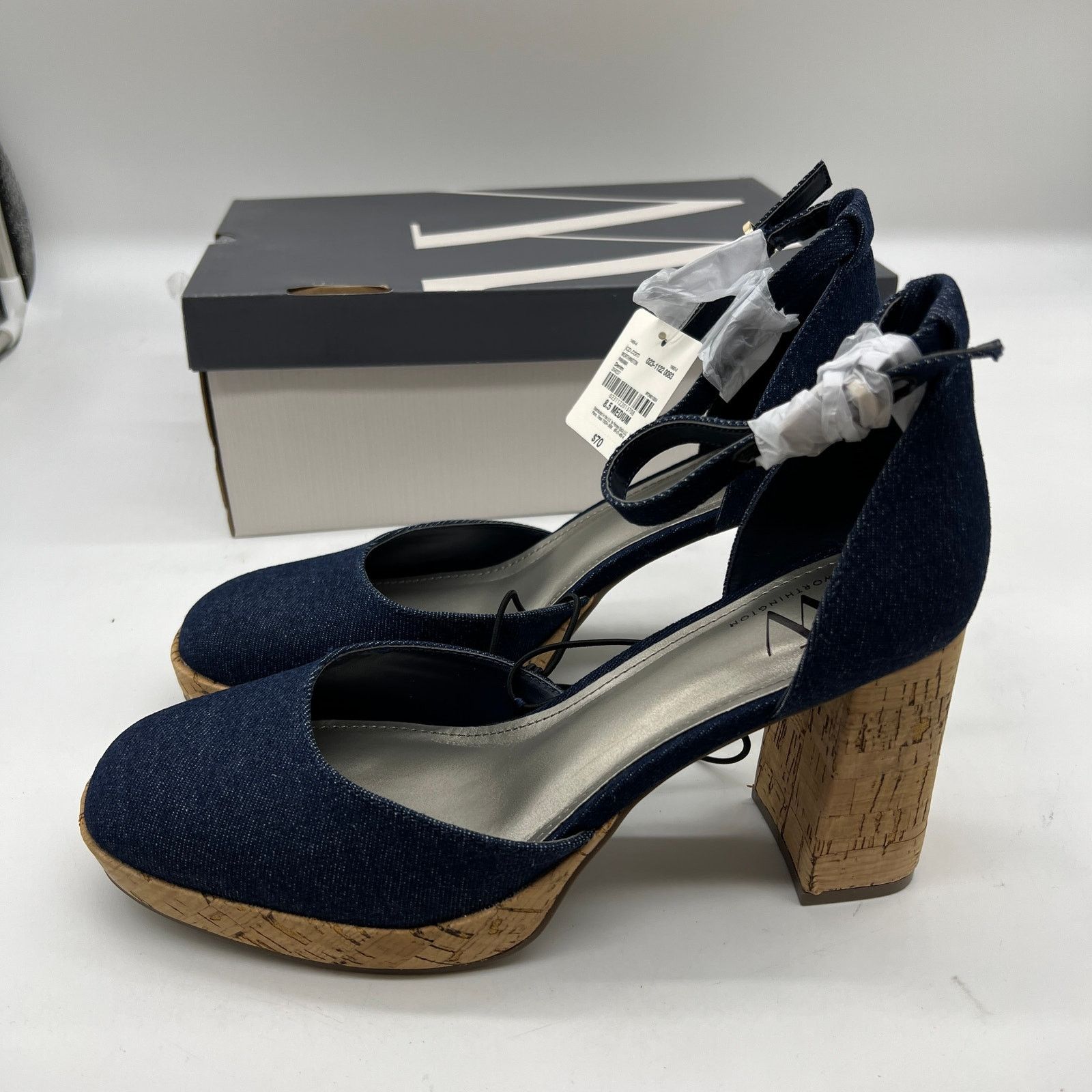 Other Worthington Womens Panama Block Heel Pumps Size US 8.5 / IT 38.5 - 1 Thumbnail