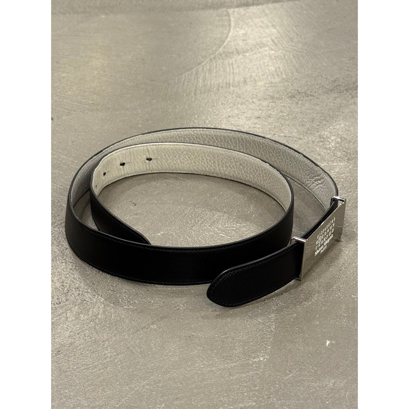 Maison Margiela 2020s Maison Margiela logo leather belt Size ONE SIZE - 3 Thumbnail