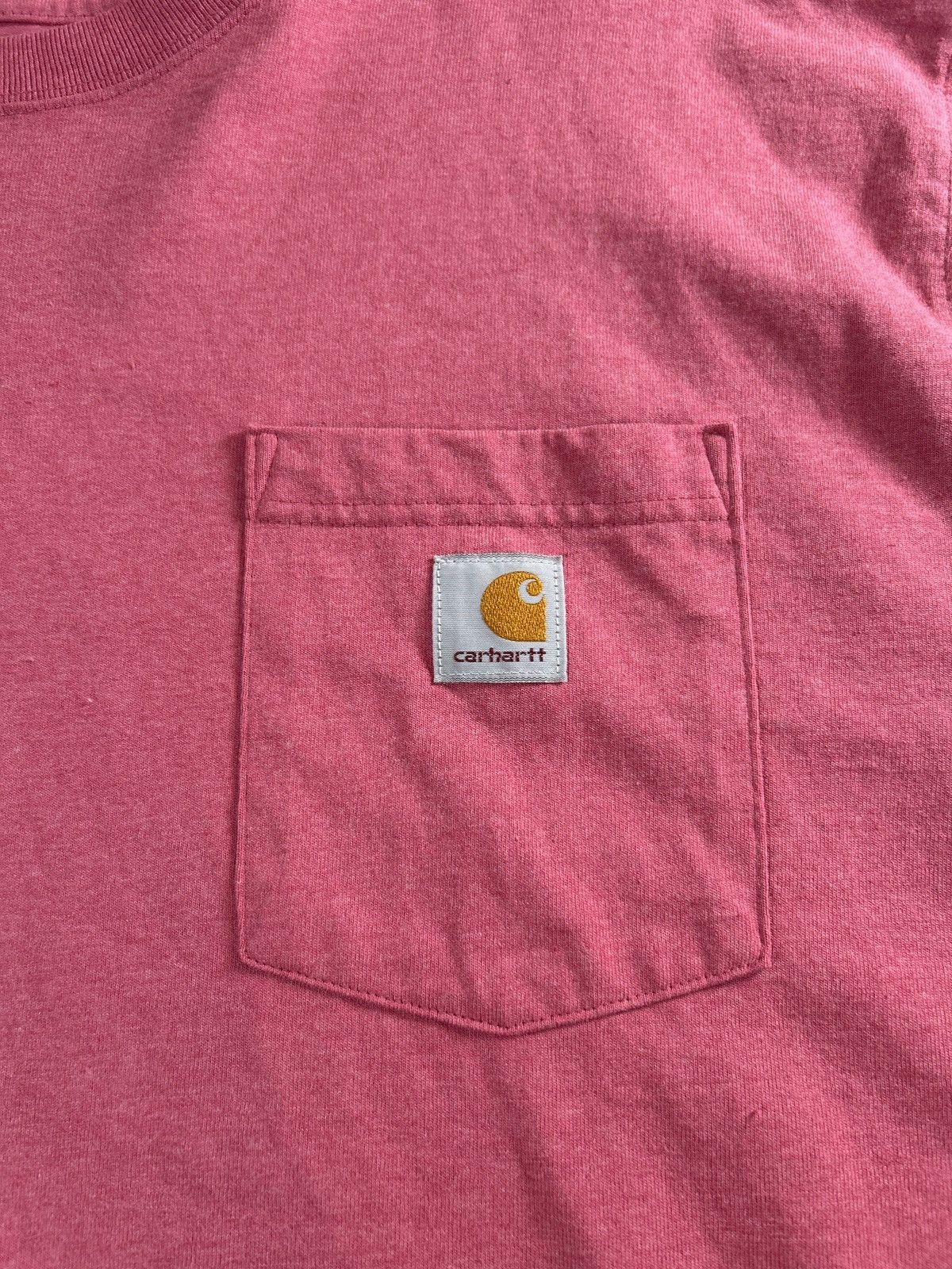 Carhartt Carhartt Men’s Loose Fit Pocket T-Shirt XL Red Pink 0065 Size US XL / EU 56 / 4 - 2 Thumbnail
