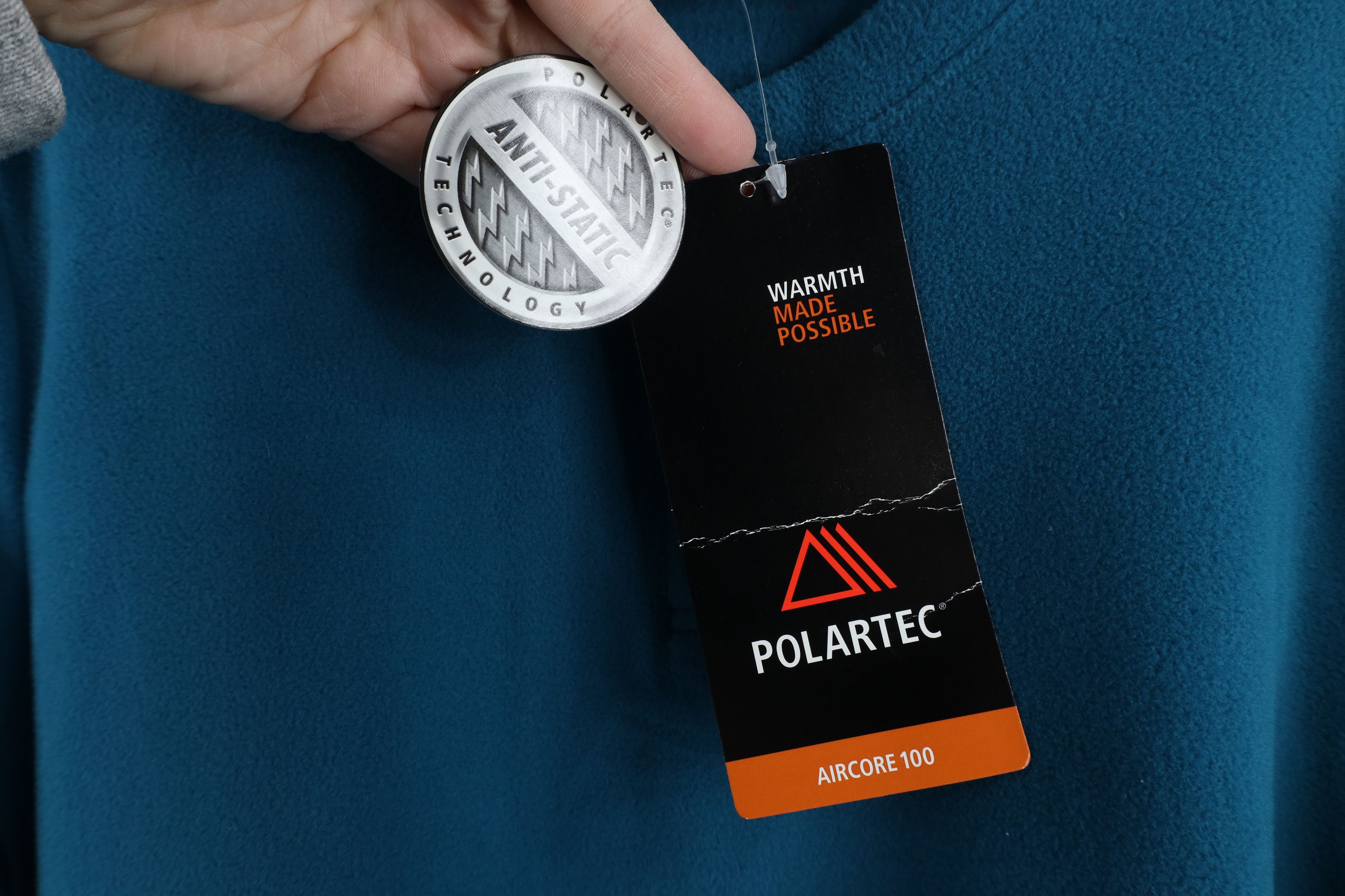 Lands' End × Vintage New Lands End 100 Polartec Fleece Snap Button Henley Sweater Size M / US 6-8 / IT 42-44 - 5 Thumbnail