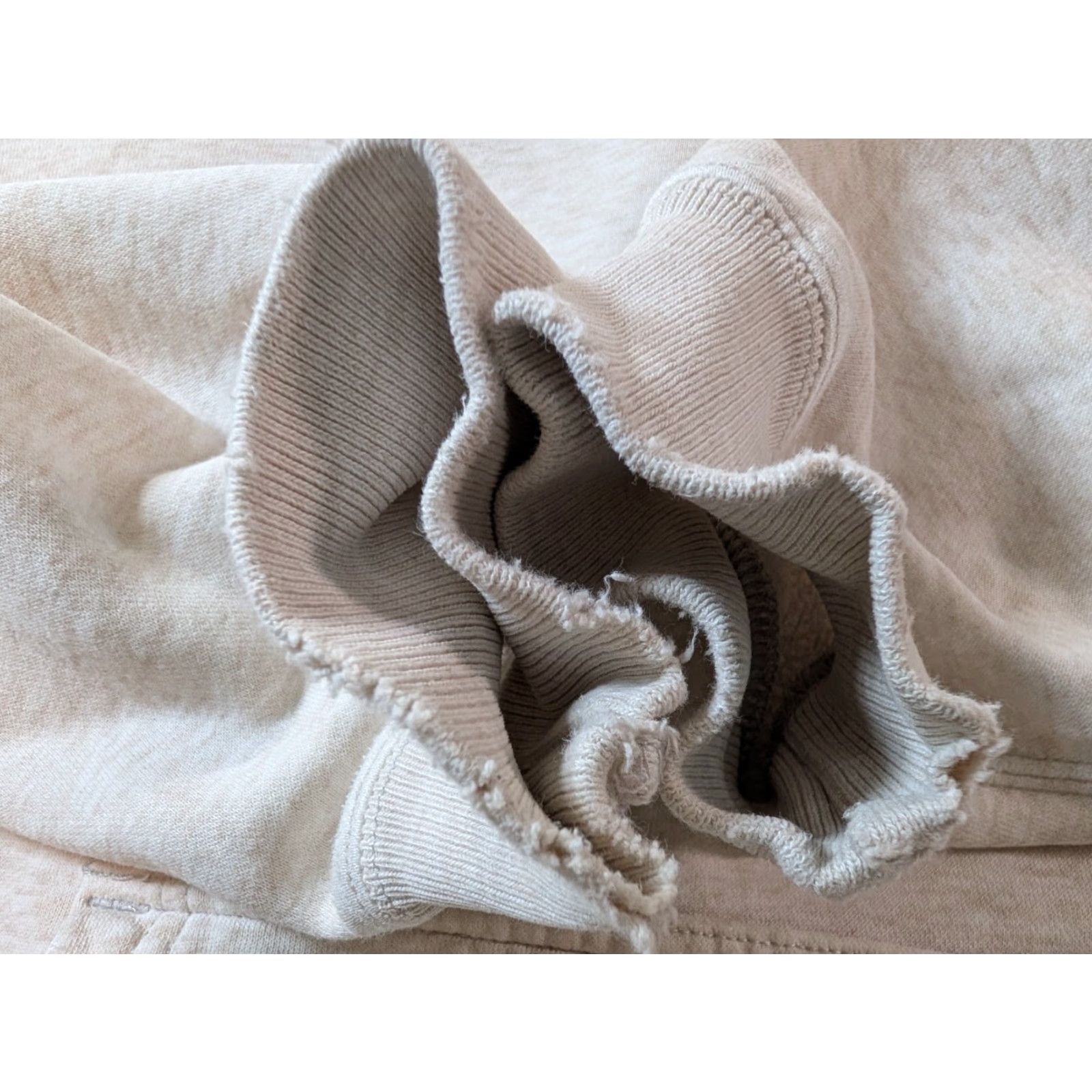Abercrombie & Fitch Abercrombie & Fitch Hoodie Pullover Oversized Wool? No, Fleece Beige Men's M Size US M / EU 48-50 / 2 - 5 Thumbnail