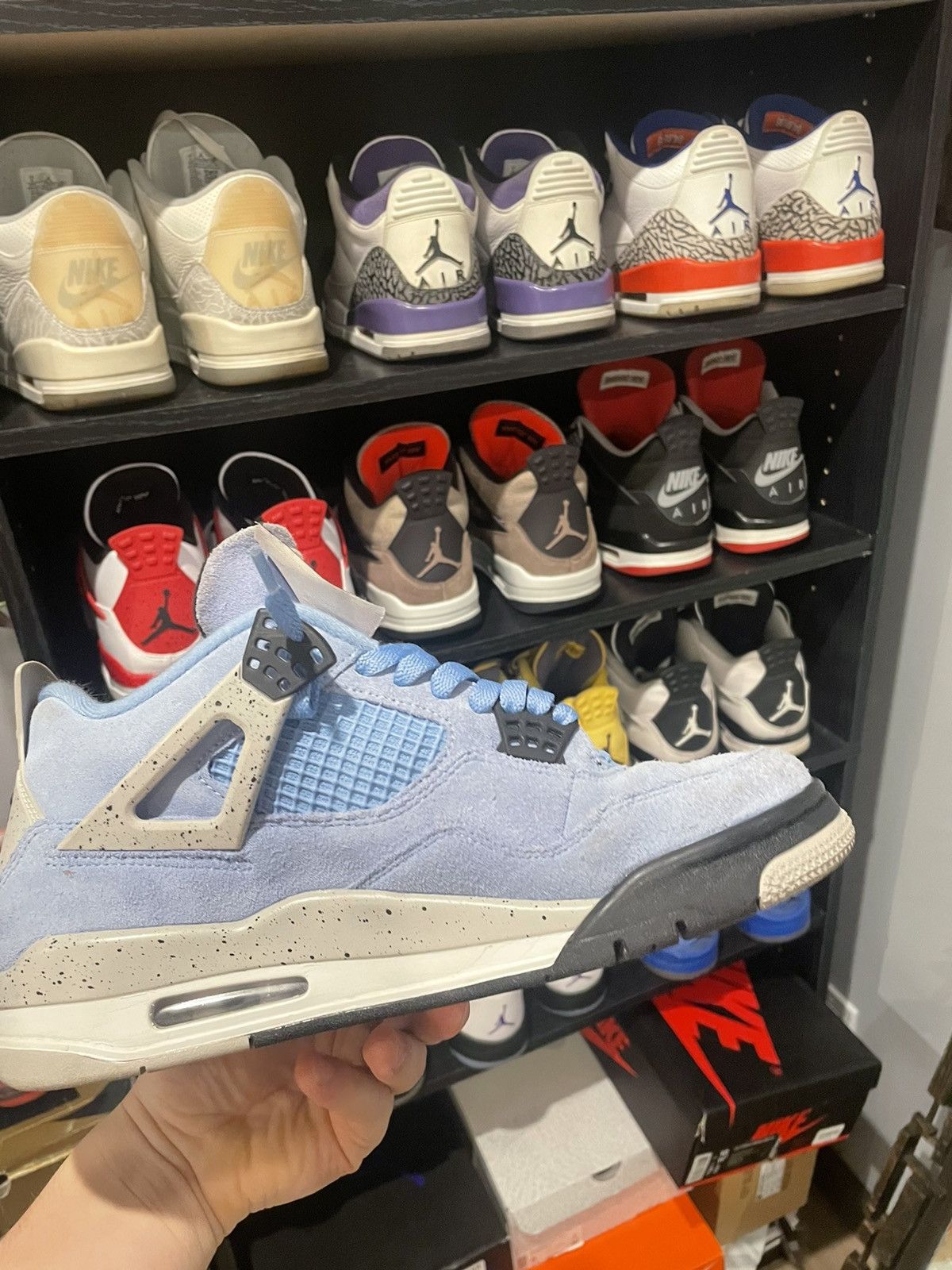 Jordan Brand Jordan 4 university blue UNC size 9 Size US 9 / EU 42 - 3 Thumbnail