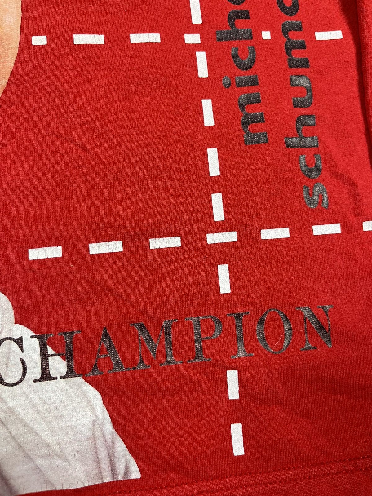 Formula 1 Formula Uno Michael Schumacher Racing Red Hoodie Ferrari Size US XL / EU 56 / 4 - 3 Thumbnail